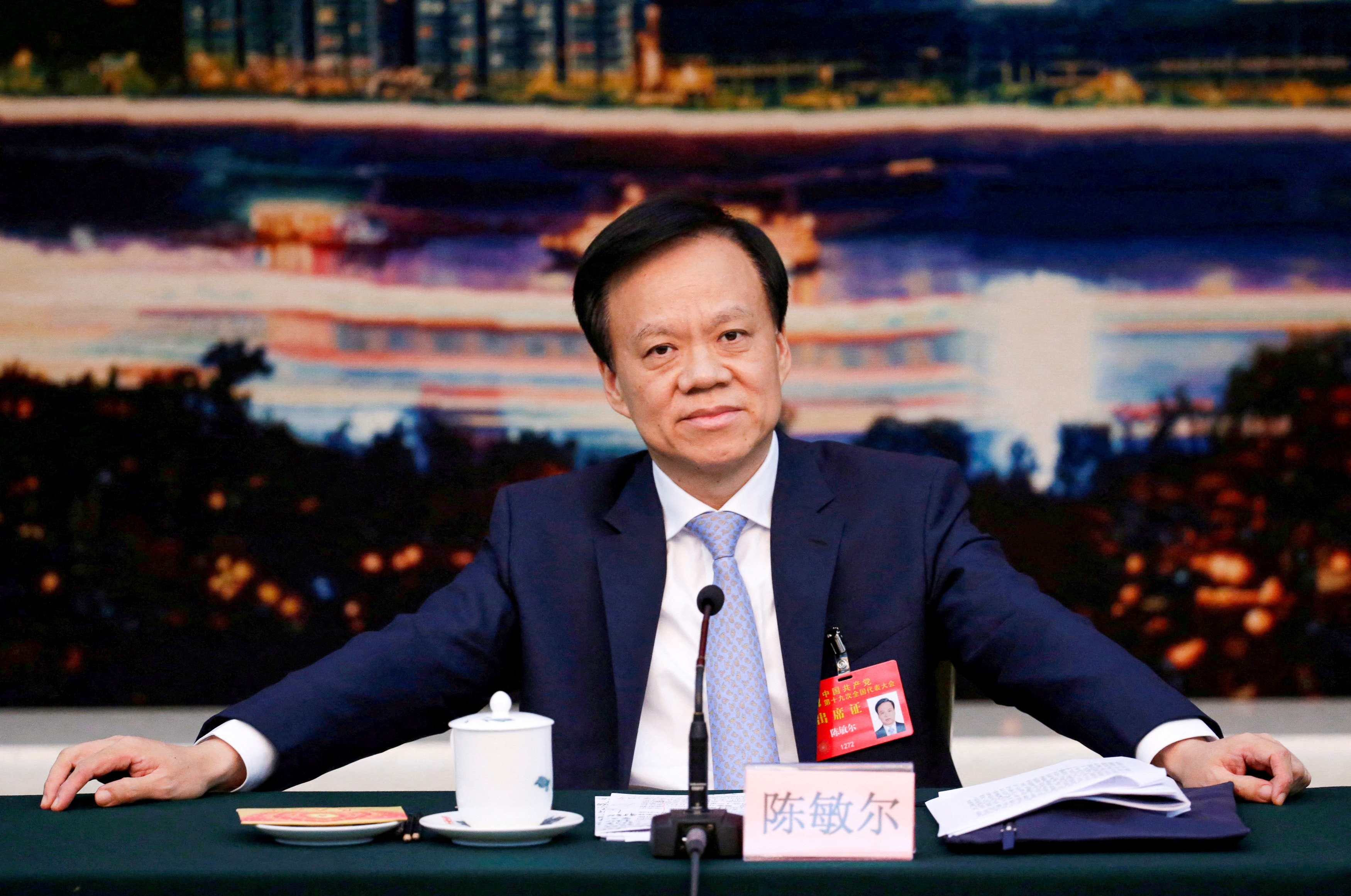 Chen Miner has been appointed party secretary of Tianjin municipality, near Beijing. Photo: Reuters