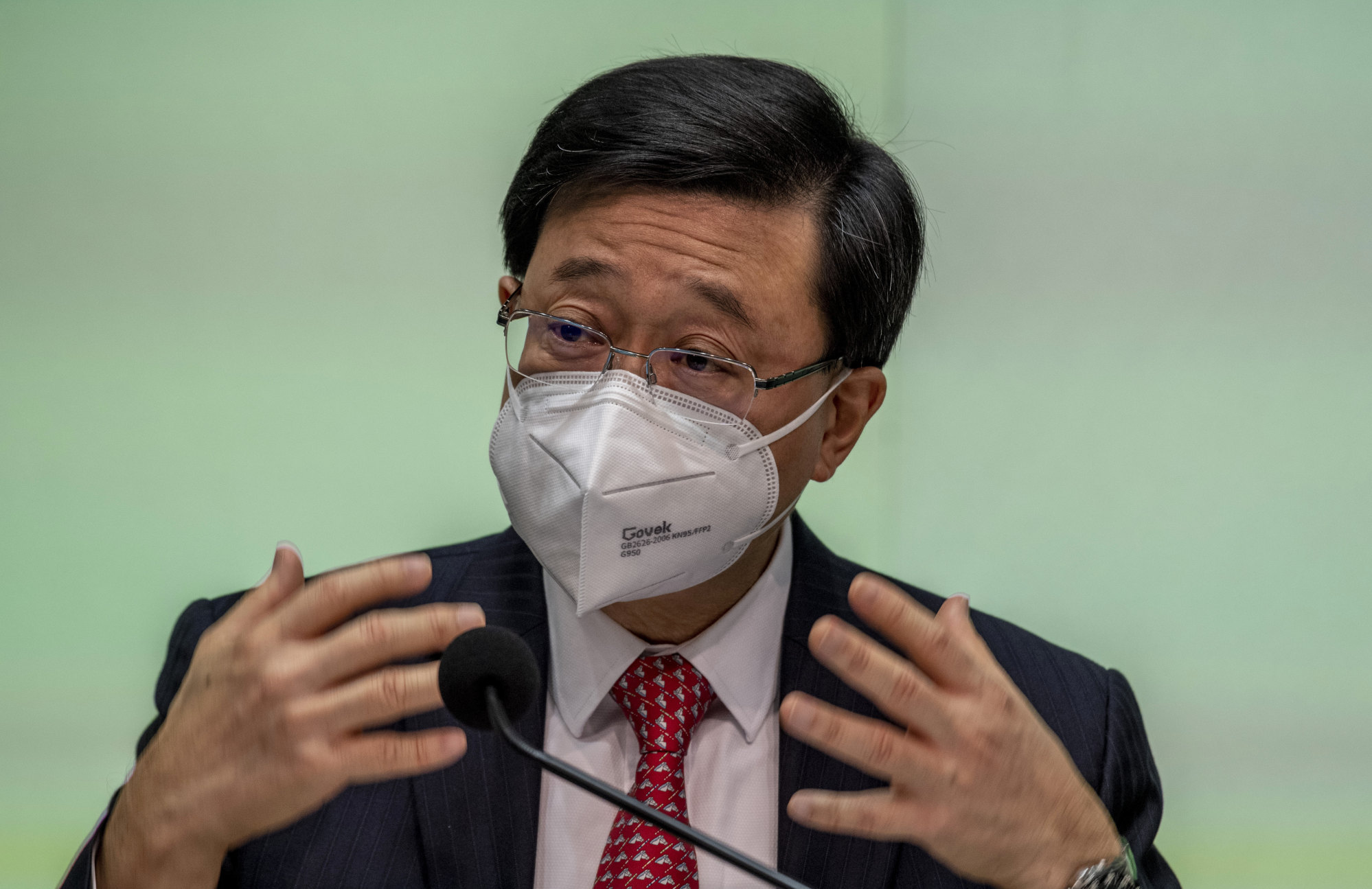 Hong Kong Chief Executive John Lee. Photo: AP