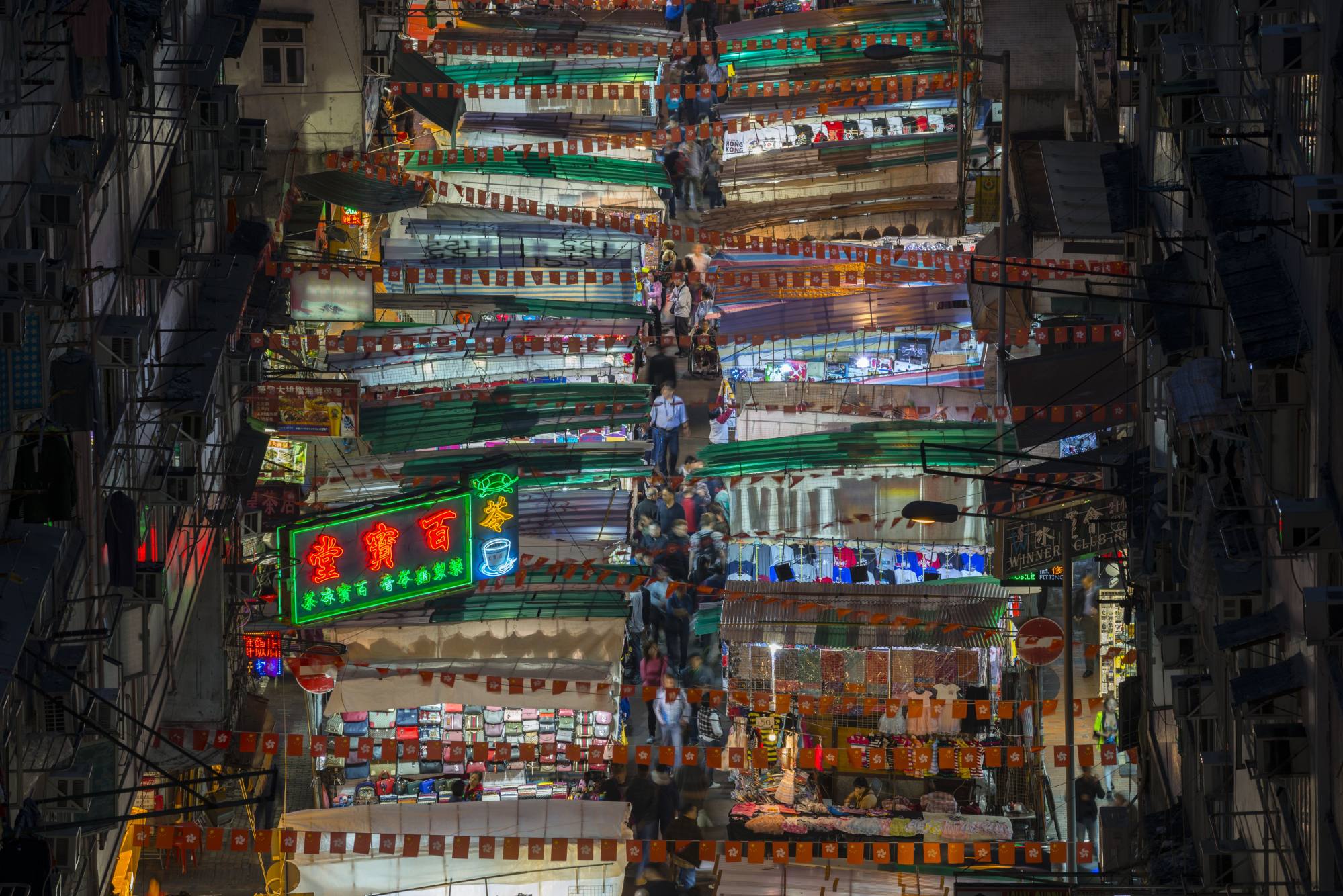 Temple Street night market was among Hong Kong’s most popular tourist attractions before Covid-19. Photo: Getty Images