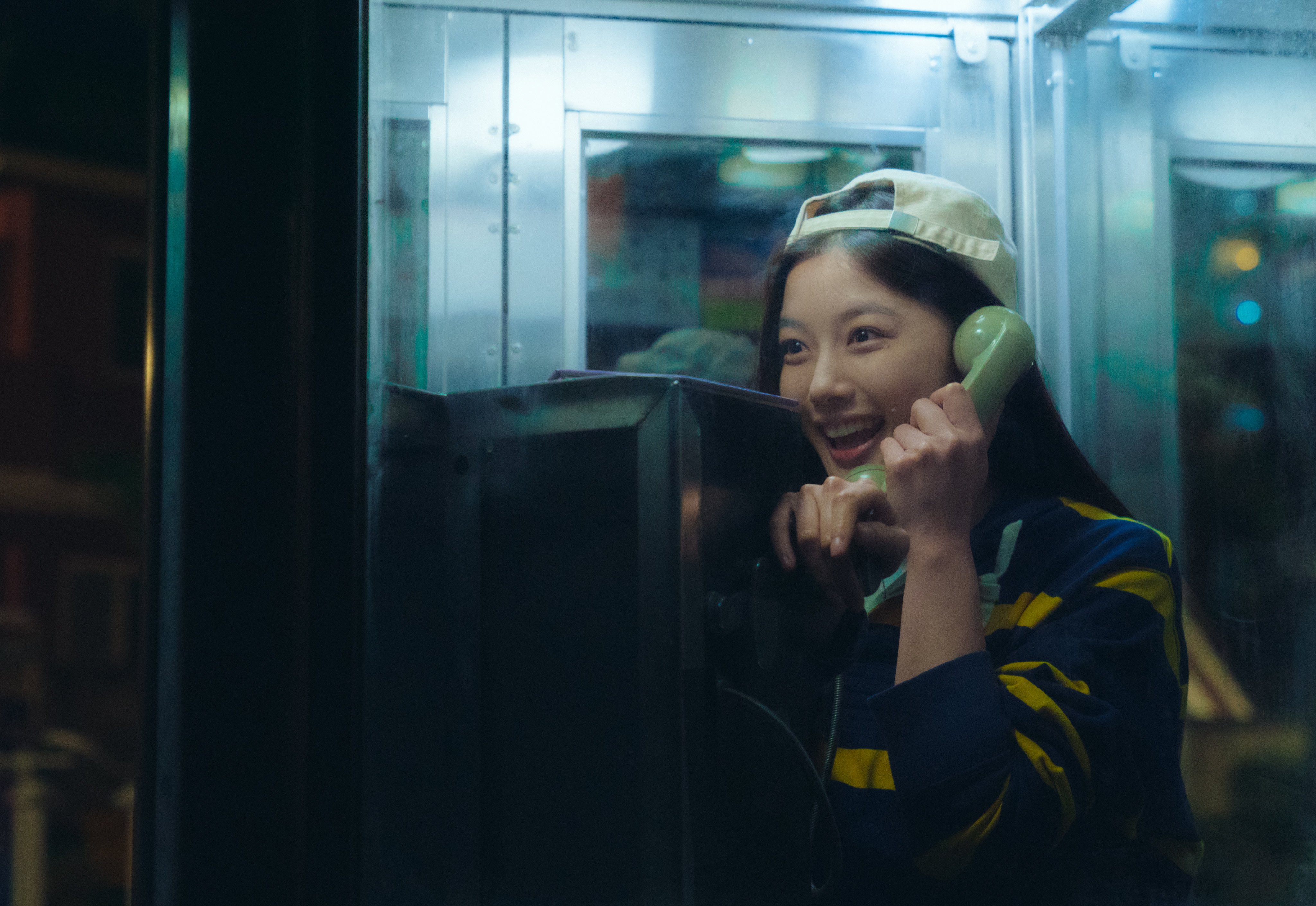 Kim You-jung as Na Bo-ra in a still from 20th Century Girl. She talks about ’80s and ’90s music and her stance on love. Photo: Netflix