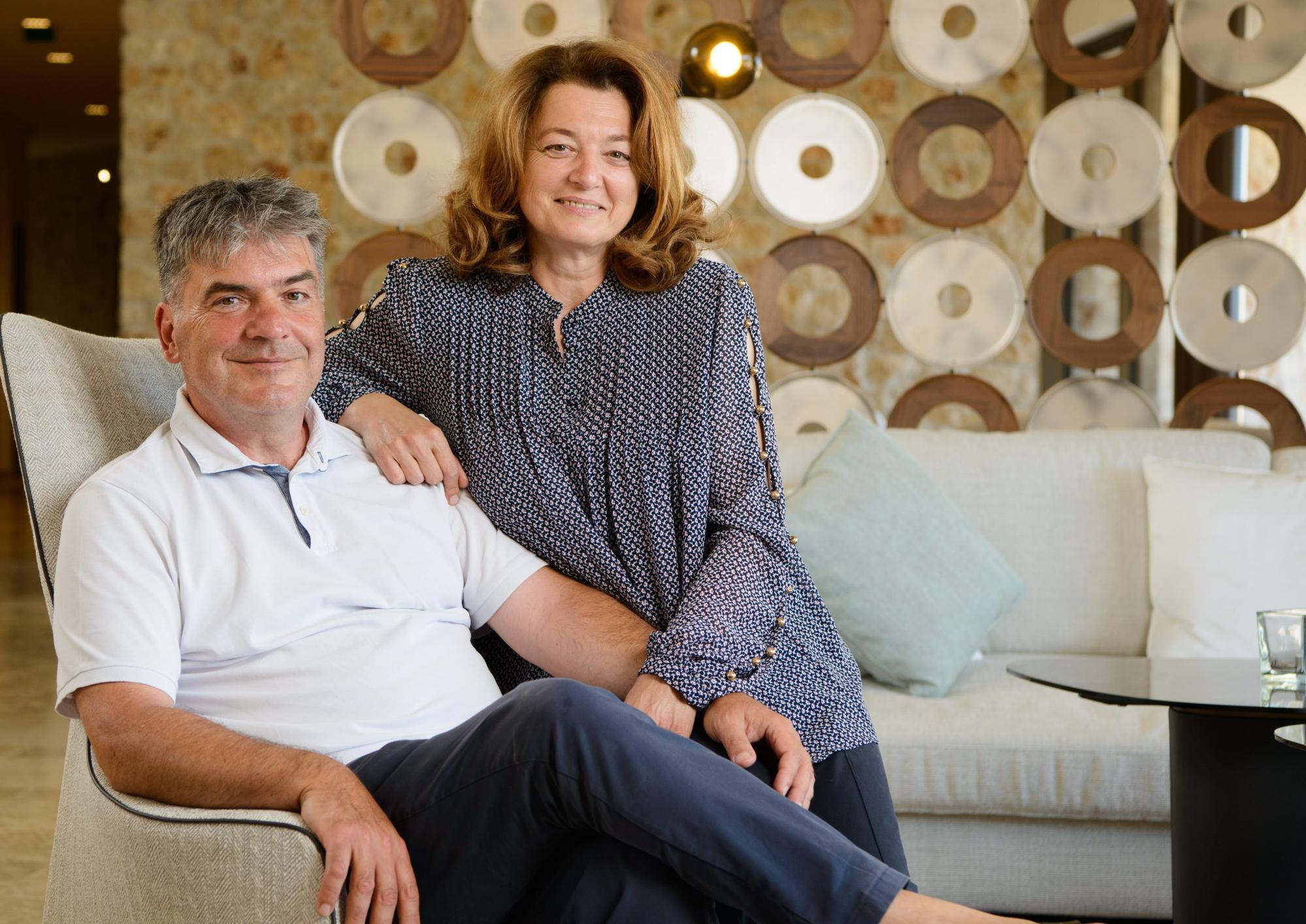 Goran and Nives Morović, founders of Villa Nai. Photo: Villa Nai
