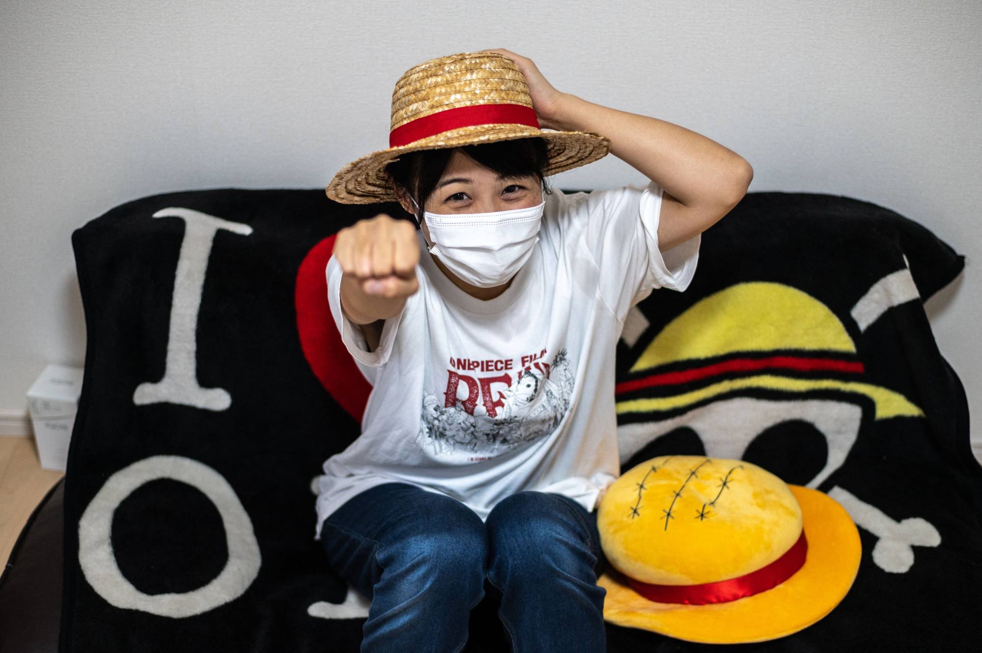 Natsumi Takezawa, 34, says One Piece strikes a chord with all generations. Photo: Philip Fong/AFP