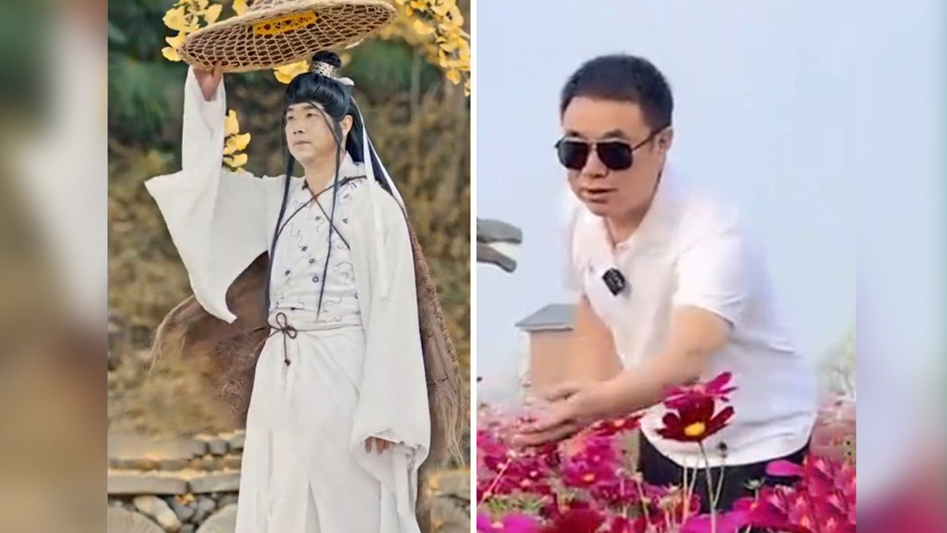 Xie said that he made the tourism clips because his employer couldn’t afford to pay a celebrity influencer and professionals to make them. Photo: SCMP composite