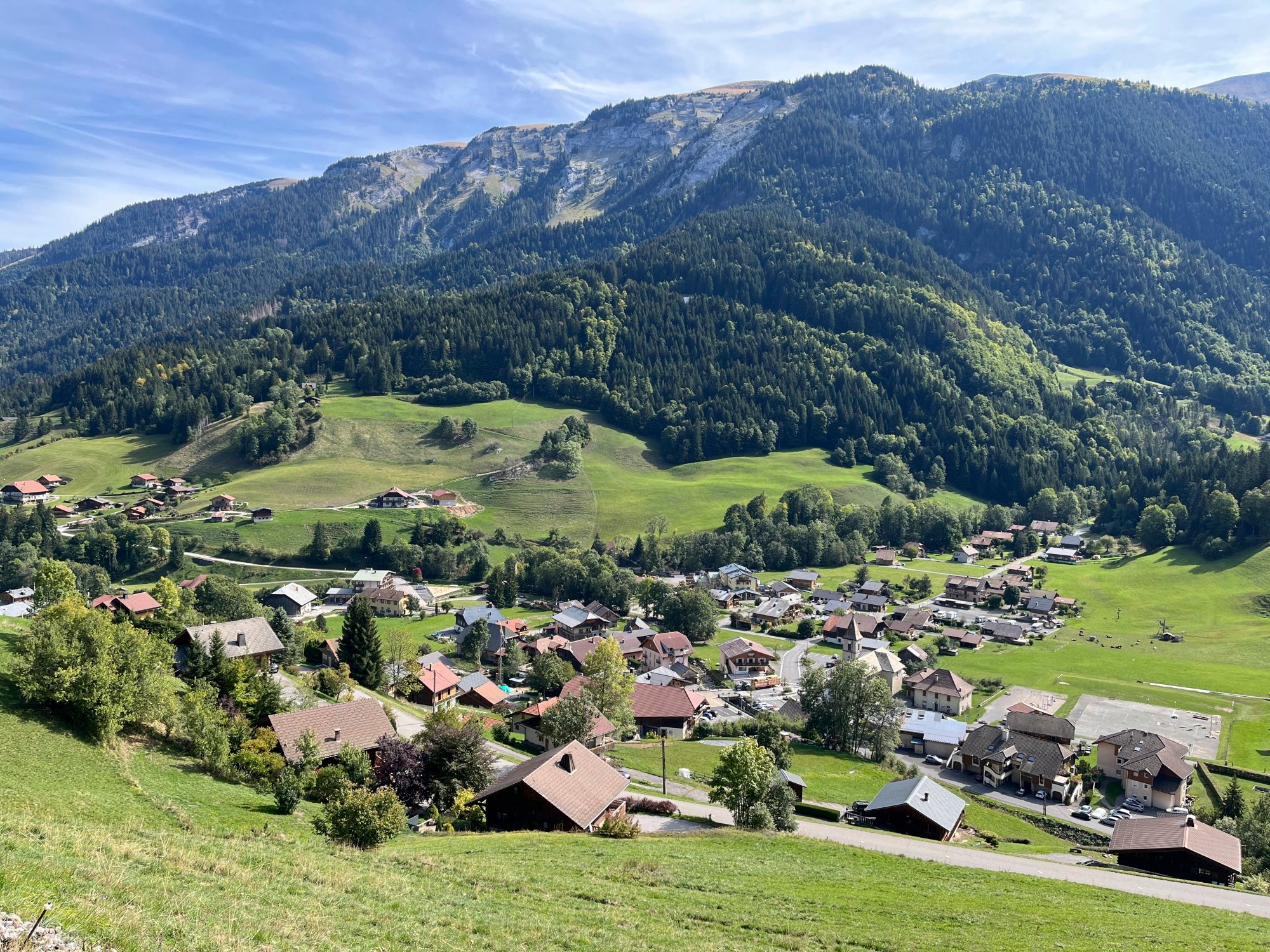 The village of Le Reposoir. Photo: AP