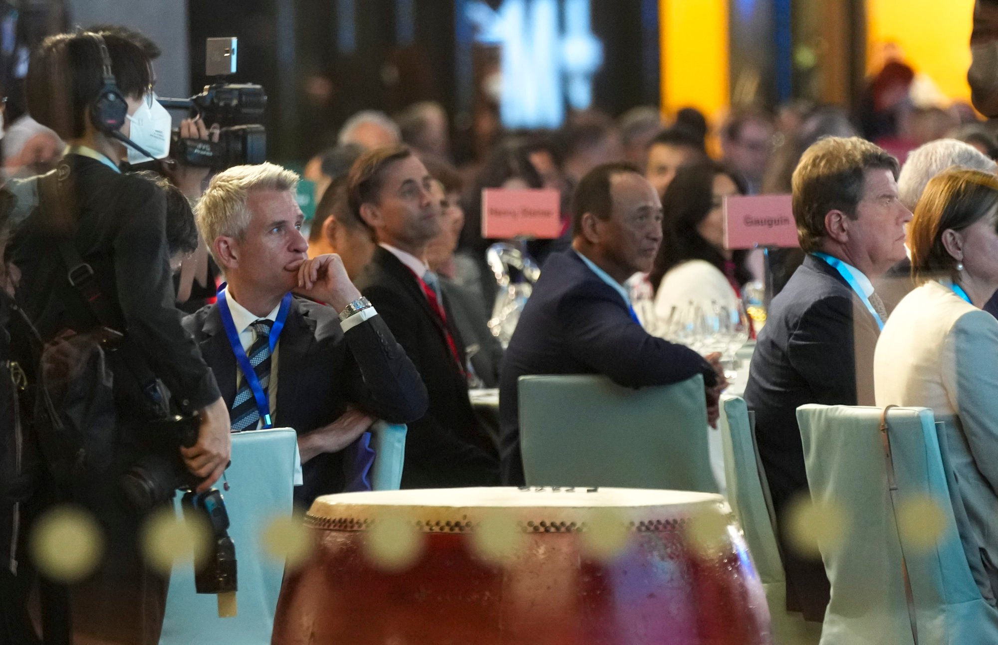Participants of The Global Financial Leaders’ Investment Summit attends the Gala Dinner at M+ Museum at West Kowloon Cultural District on 1 November 2022. Photo:Sam Tsang