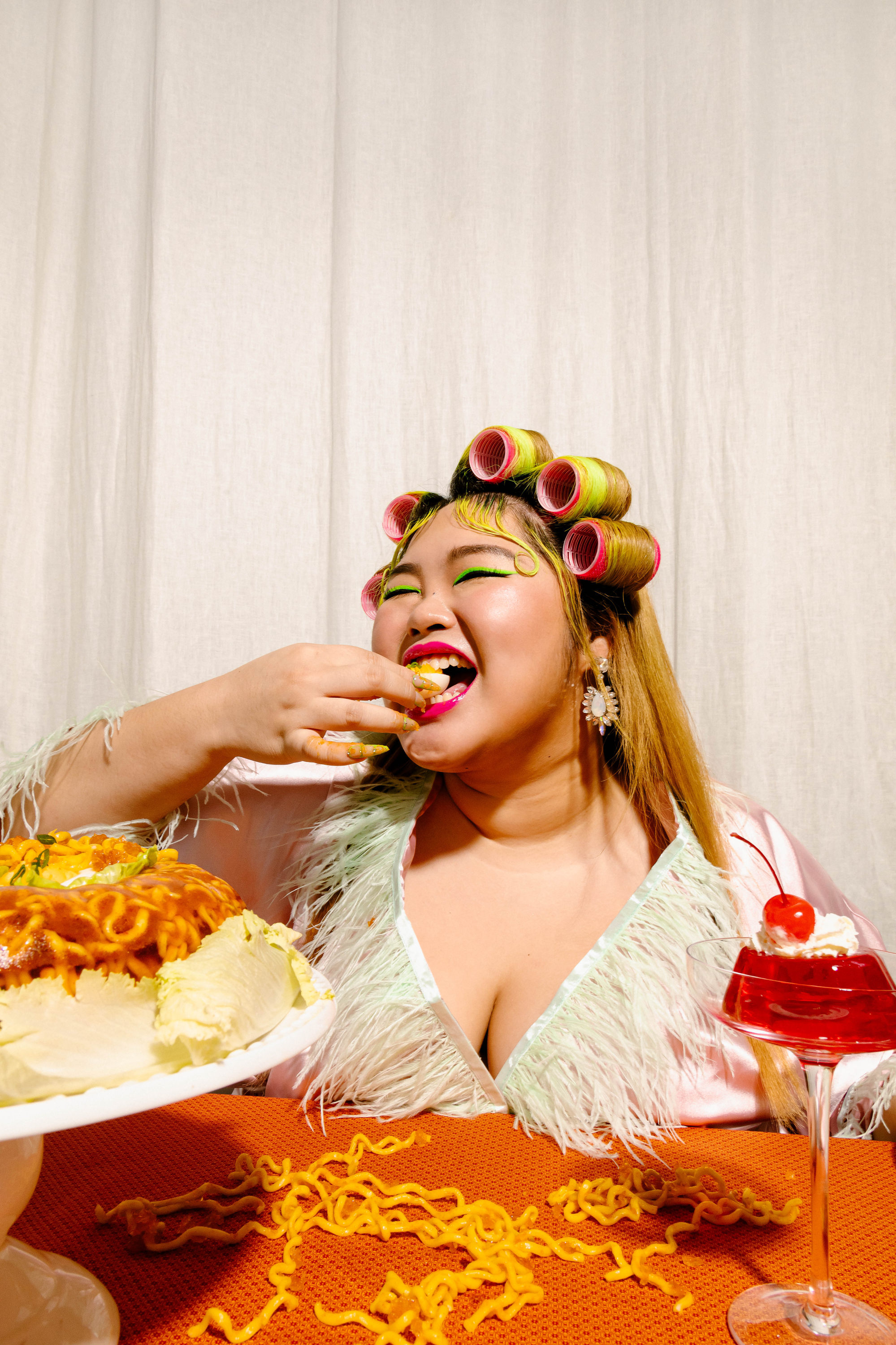Lezlie Chan in one of the photos at Tang’s debut photography exhibition. Photo: Jennifer Tang Wing-lam