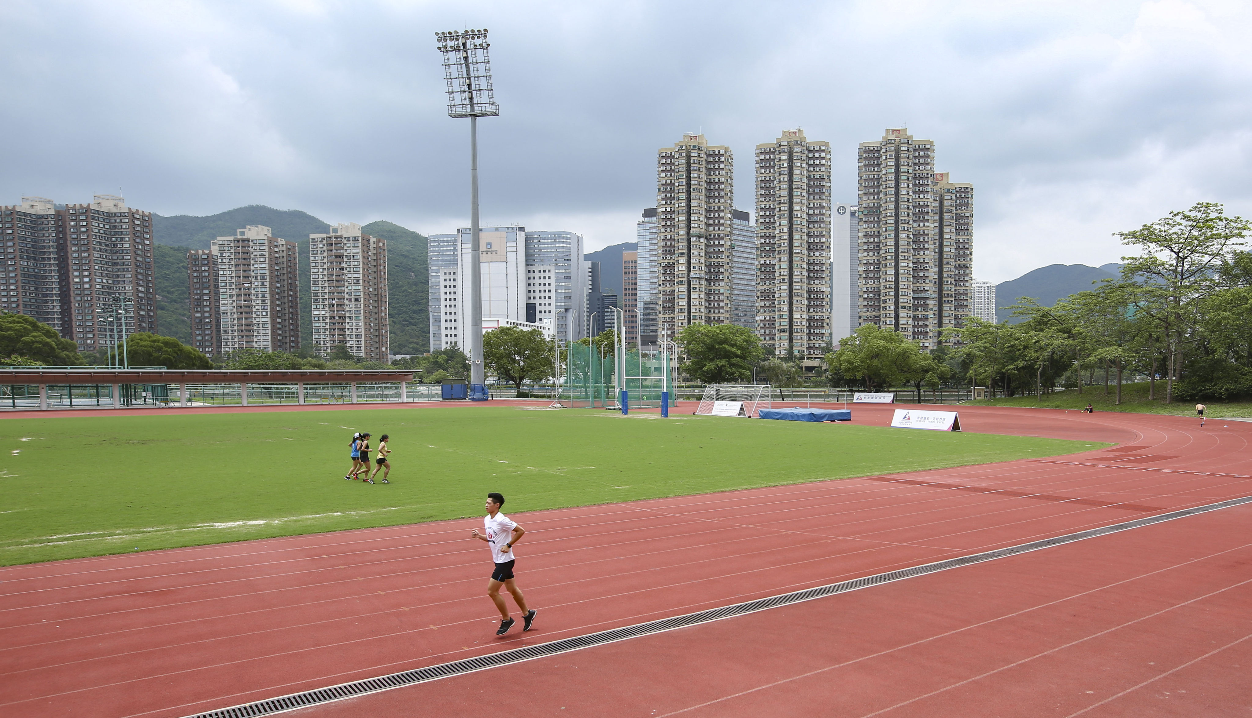 The athletics track at the Hong Kong Sports Institute in Fo Tan. Photo: Edmond So
