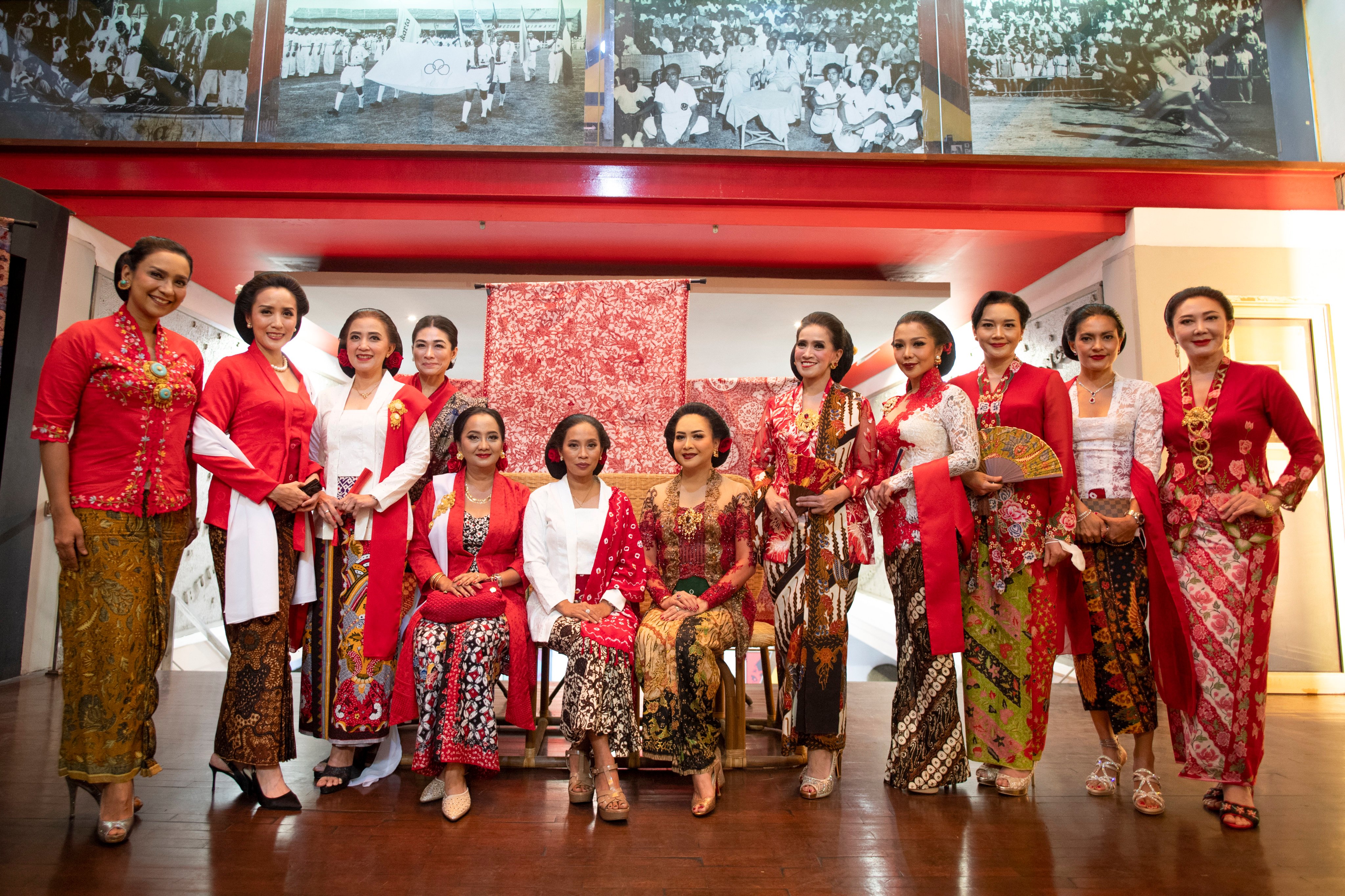 Women from the Perempuan Peduli Budaya (Women for Cultural Preservation) group at one of their public functions. Photo: Handout