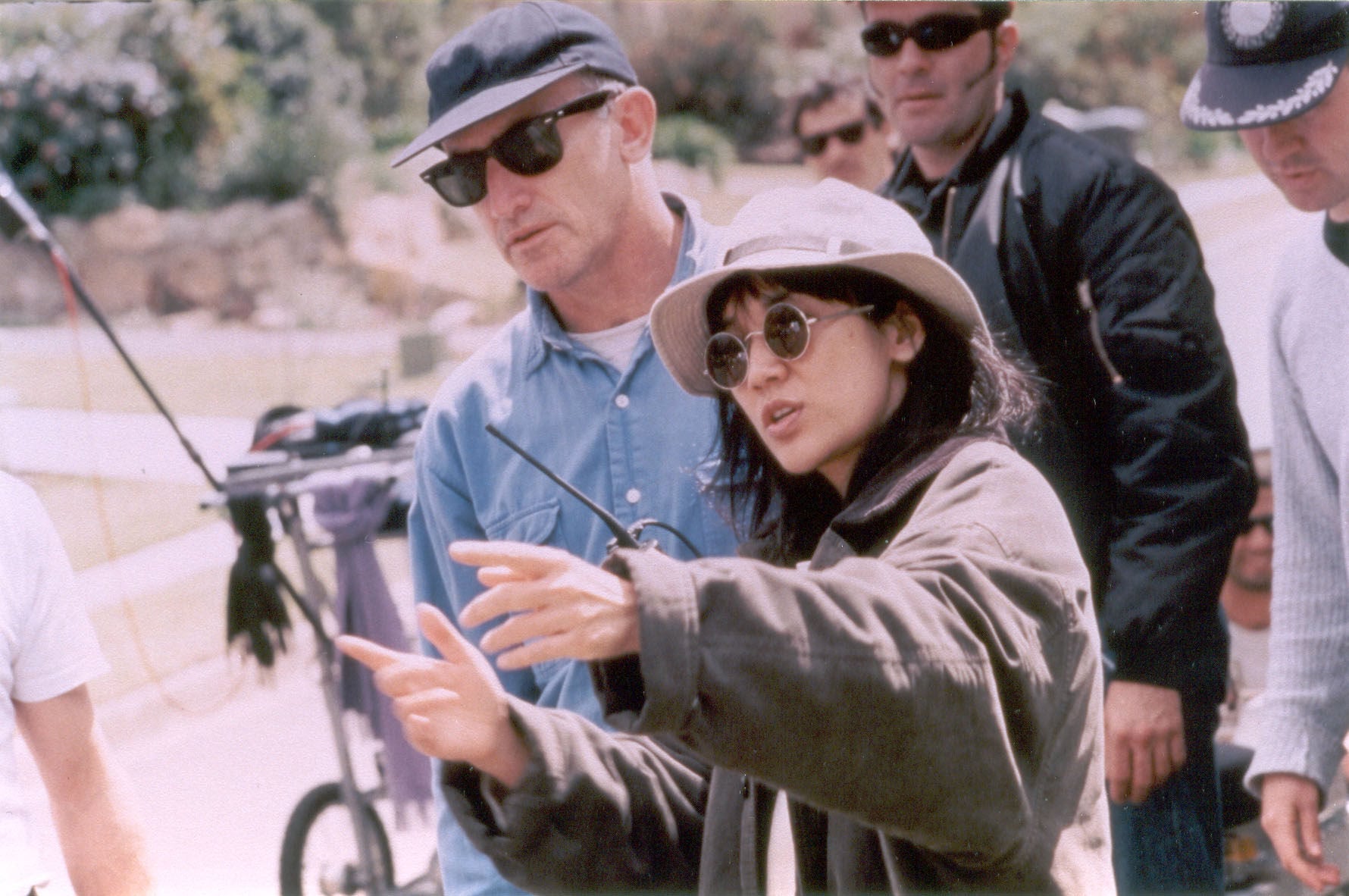 Hong Kong born film director Clara Law on the set of A Floating Life.