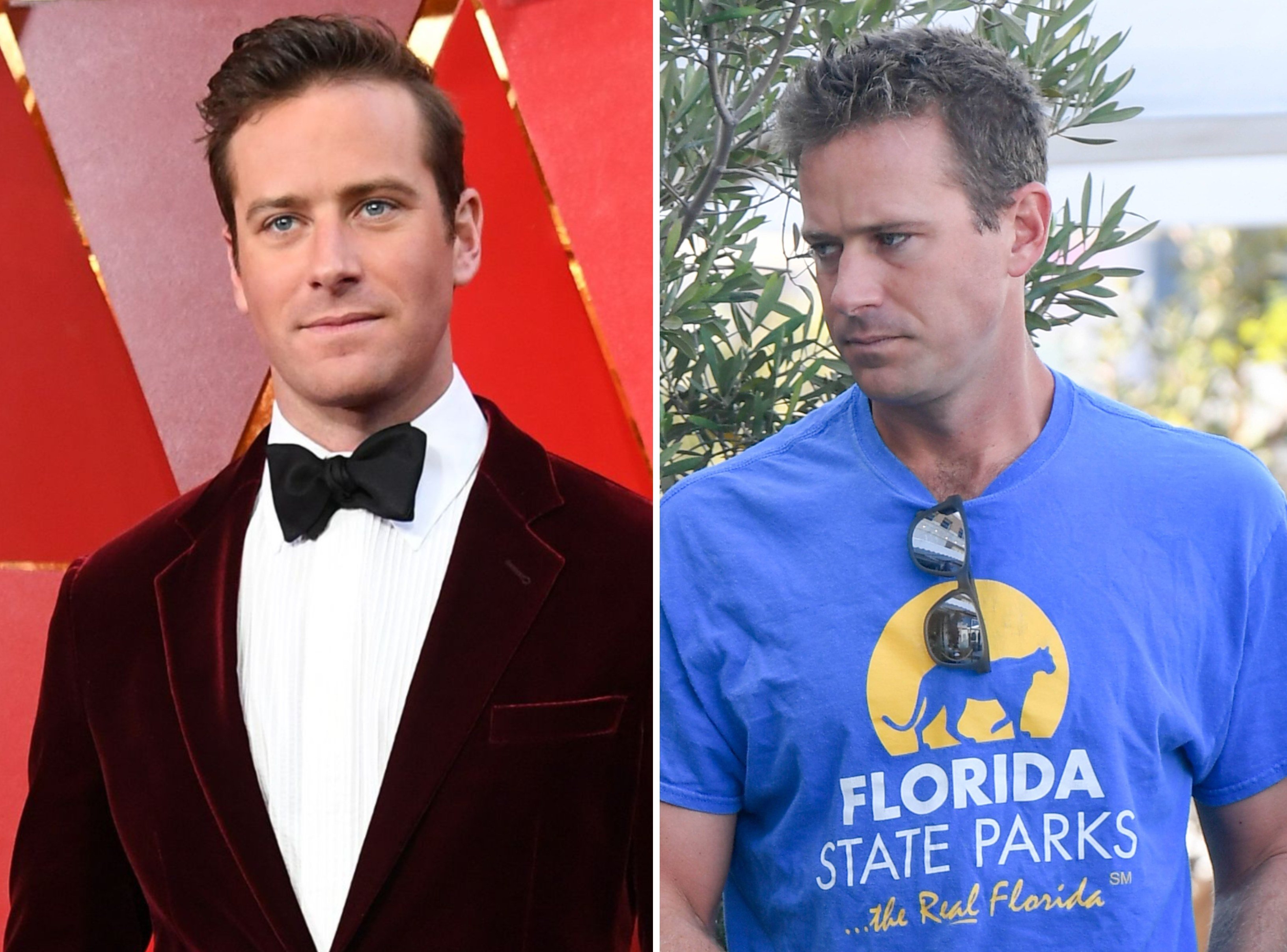 American actor Armie Hammer faced some serious abuse allegations in 2021. Photos: AFP, Getty Images