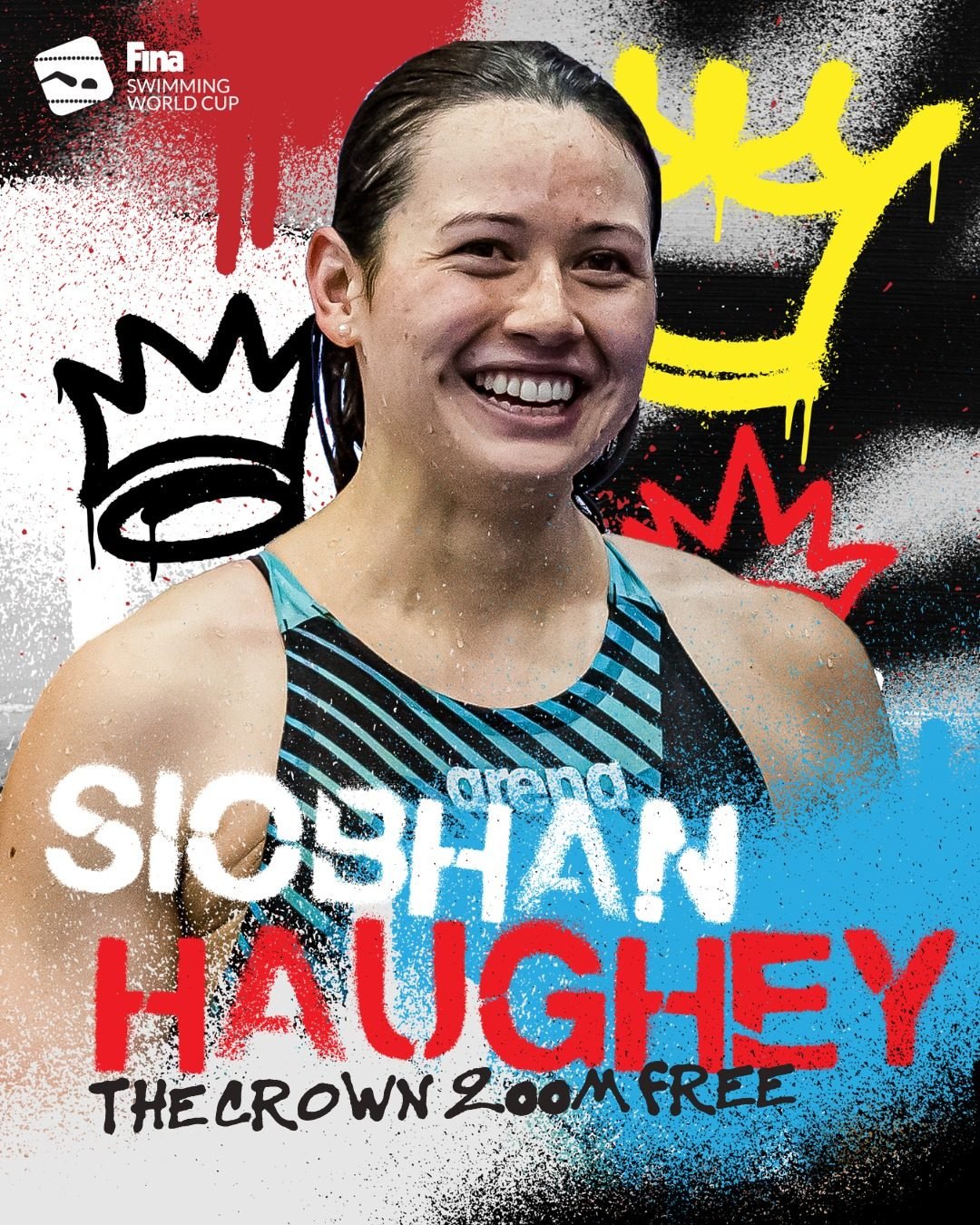 Siobhan Haughey is the Queen of 200m freestyle of the World Cup after dominating all three legs in Berlin, Toronto and Indianapolis. Photo: Fina