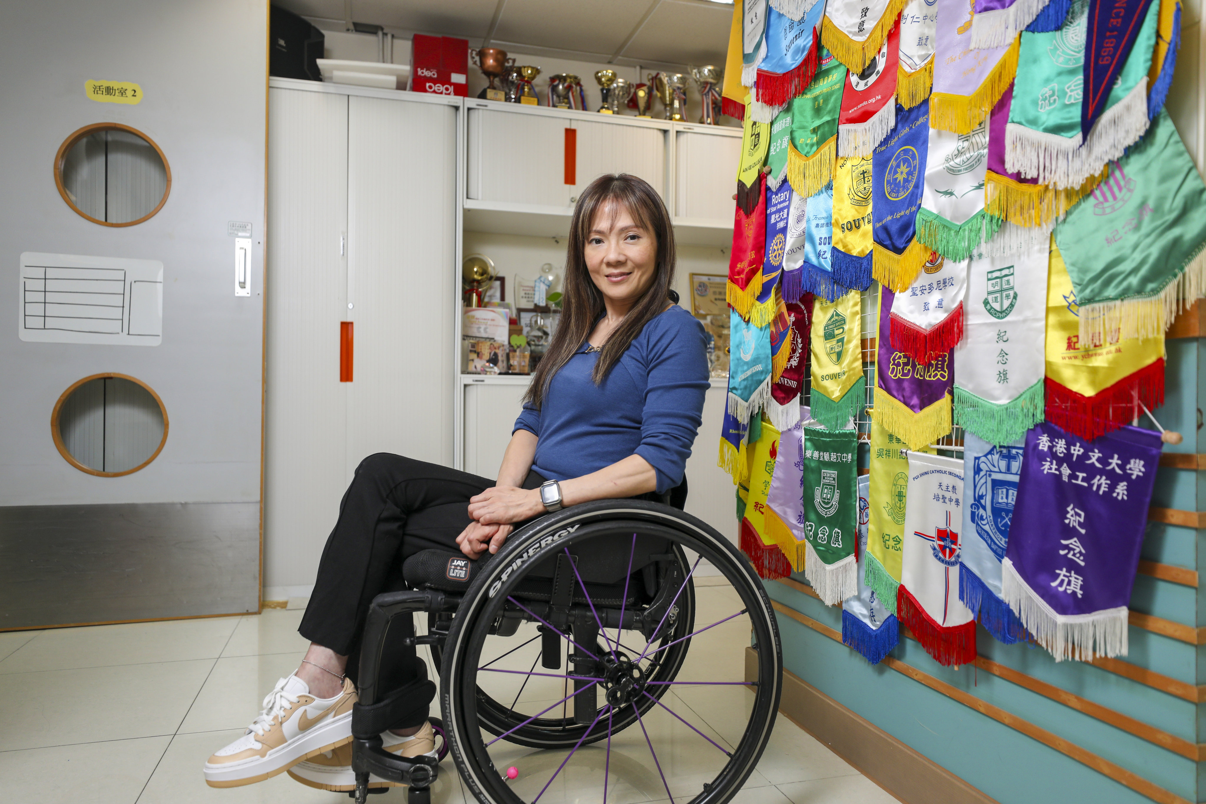 Rabi Yim, chairwoman of the Direction Association for the Handicapped. Photo: Xiaomei Chen