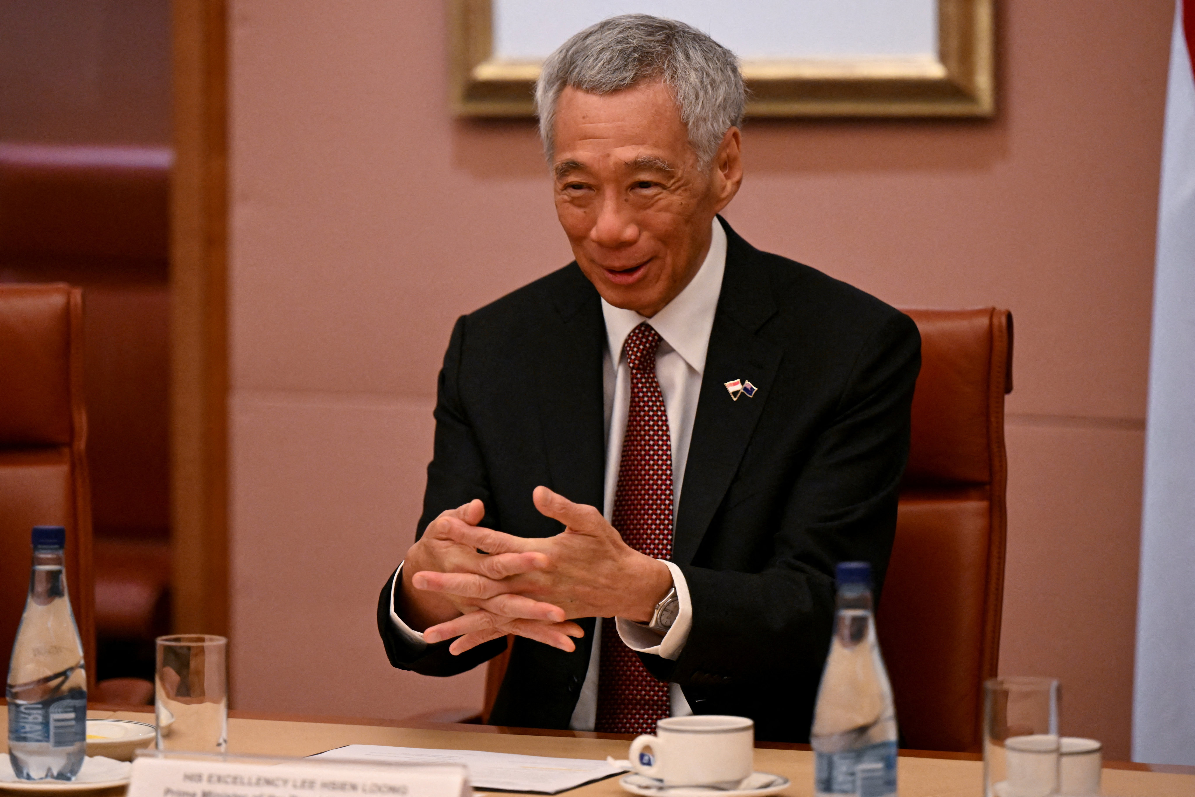 Prime Minister of Singapore Lee Hsien Loong. Photo: Pool via Reuters/File