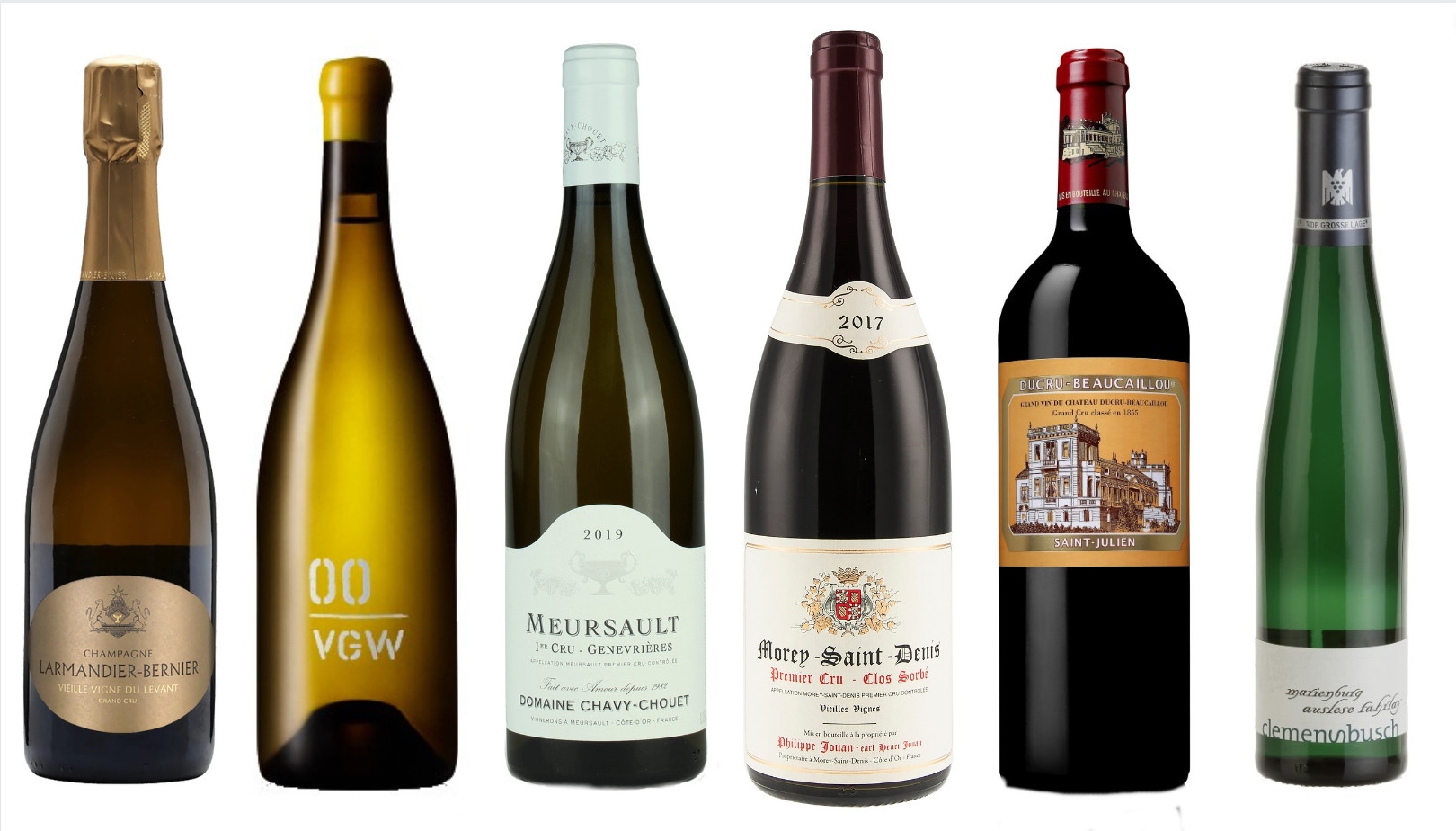 Six fantastic bottles for a wine-derful festive season in 2022. Photo: Various