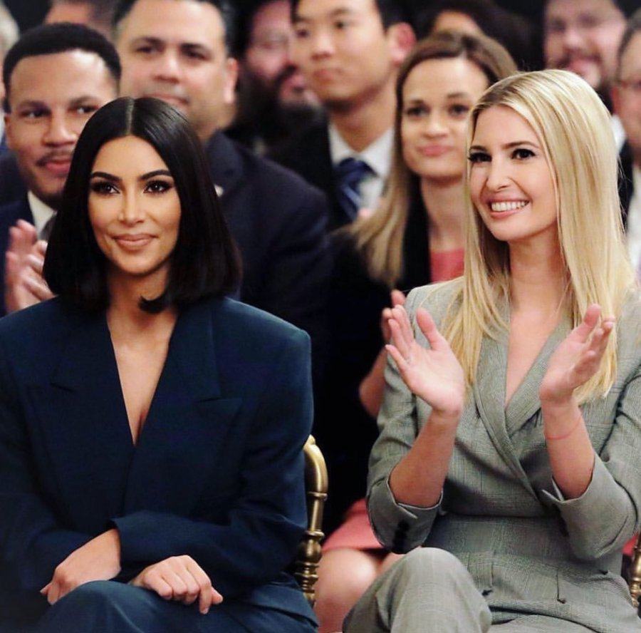 Kim Kardashian and Ivanka Trump have been friends for years, ever since they bonded over being “new mums” at the Met Gala 2014. Photo: @IvankaTrump/Twitter