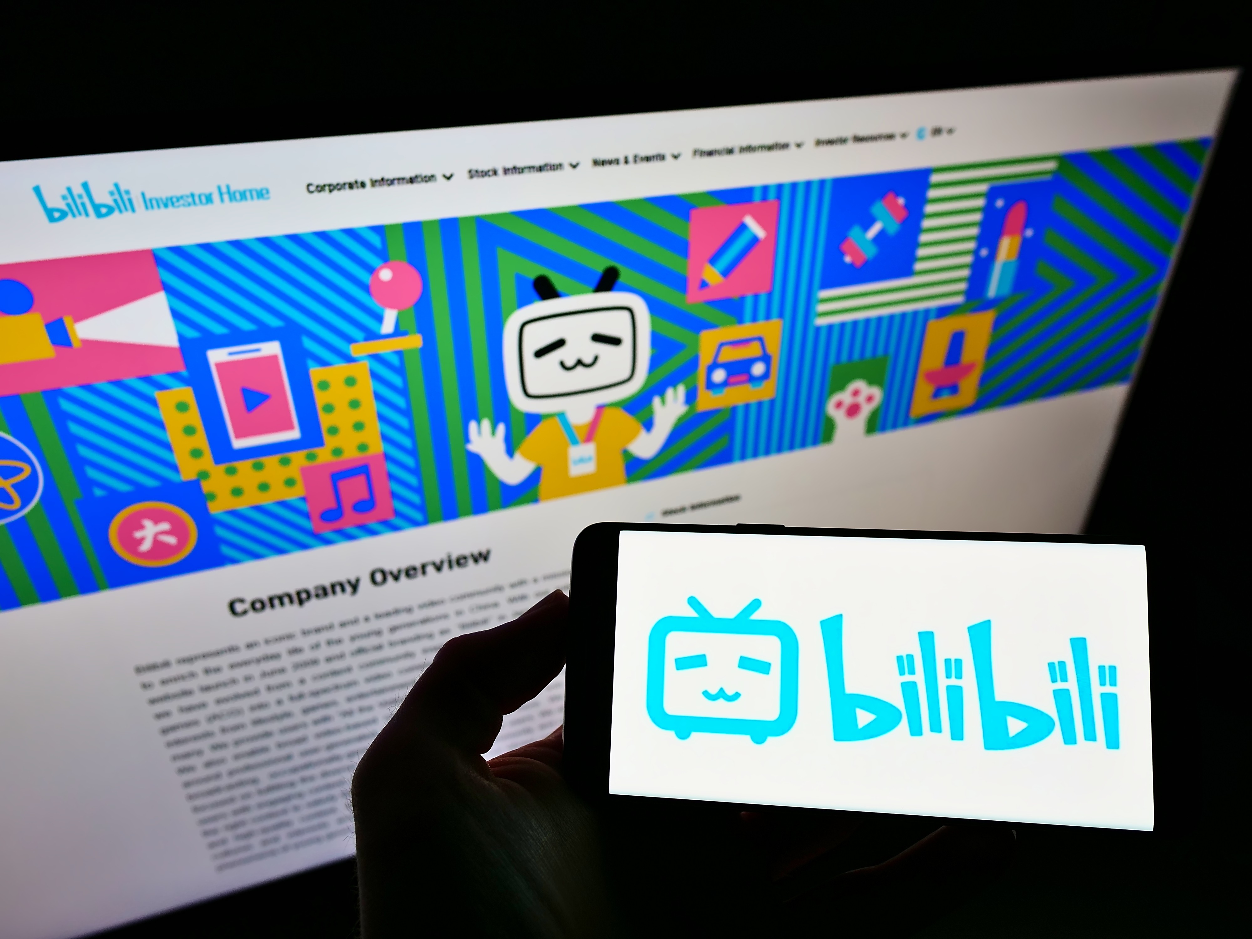 Bilibili CEO takes direct control of video gaming unit. Photo: Shutterstock 