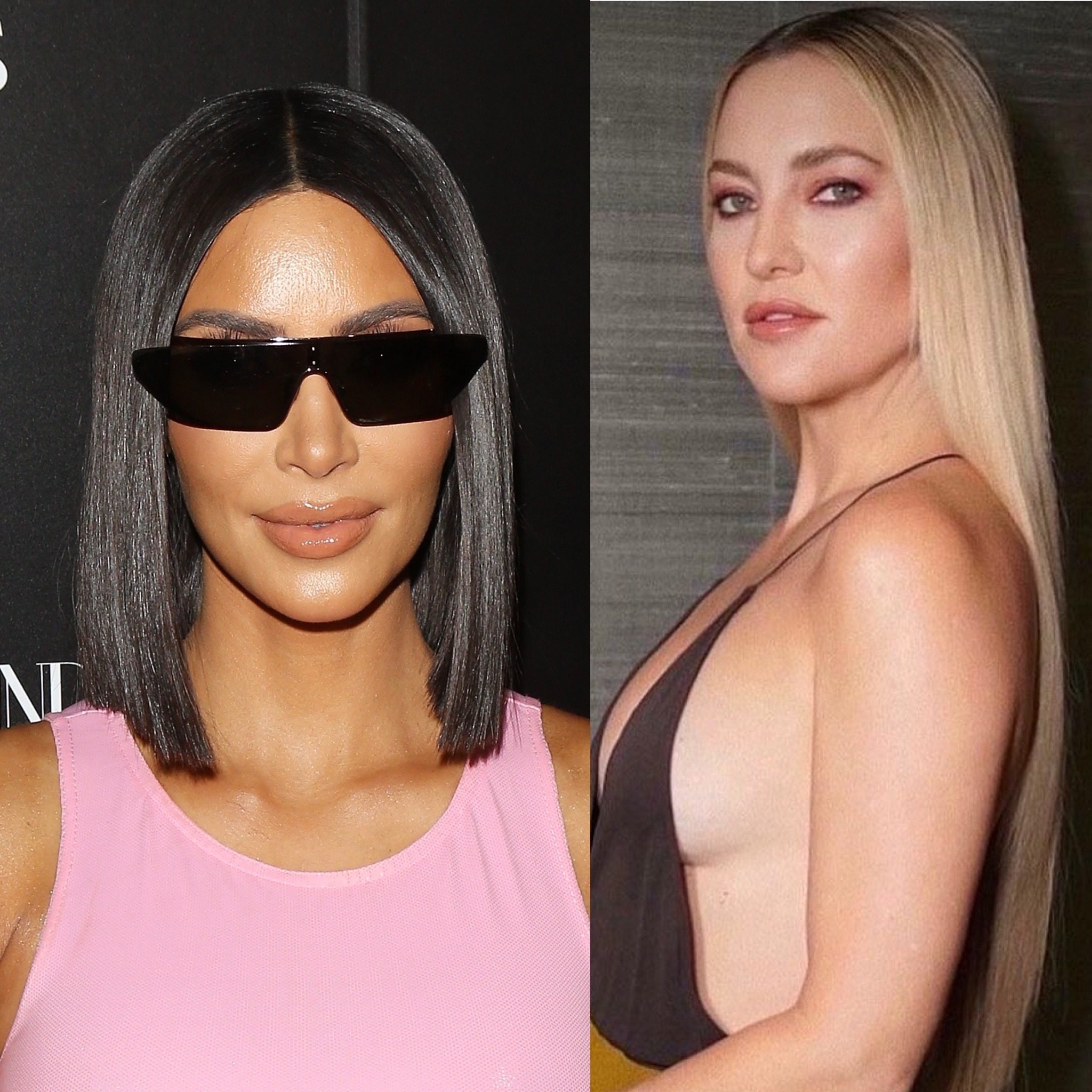 Hair lamination is a treatment that leaves your hair smooth, shiny and frizz-free for weeks at a time – Kim Kardashian (left) and Kate Hudson are fans.