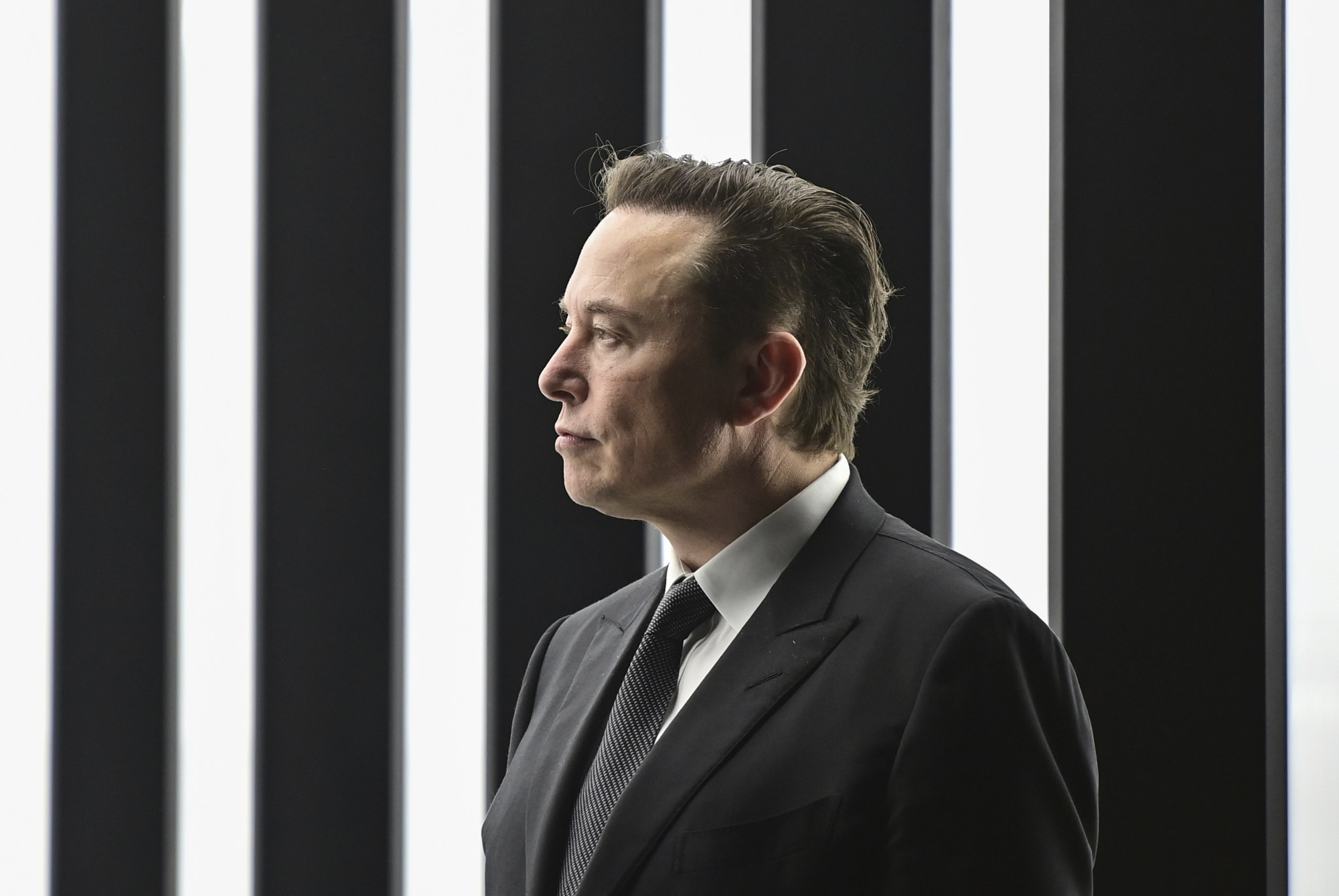 Elon Musk attends the opening of a Tesla factory in Berlin, Germany, March 22, 2022. Photo: AP