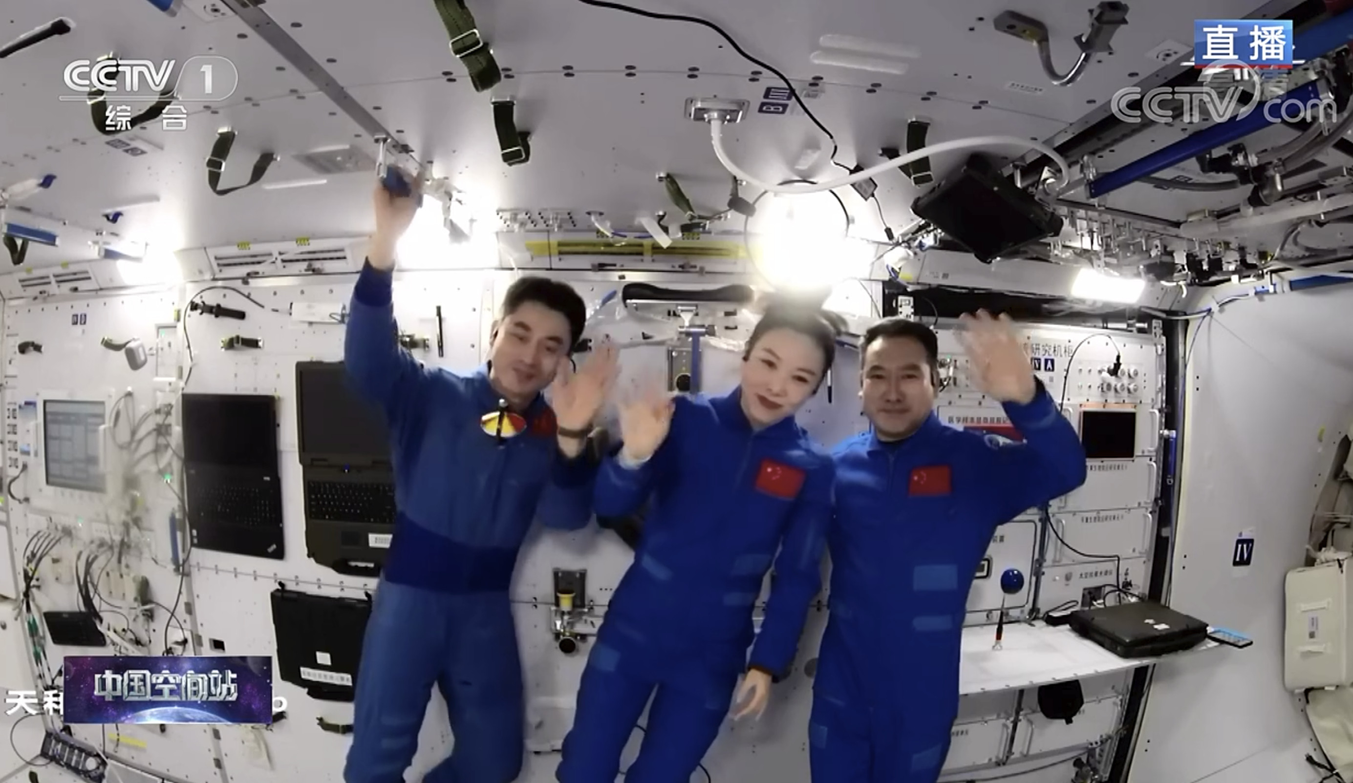 China’s astronauts are increasingly in the spotlight. Photo: CCTV