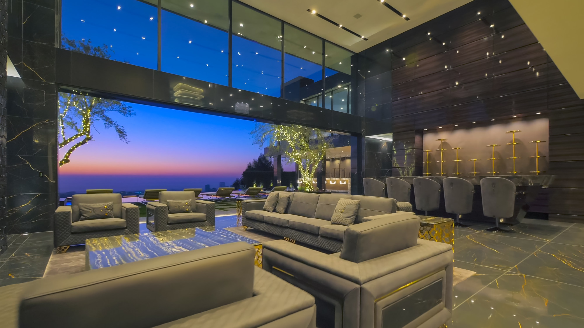 Inside one of the homes featured in Buying Beverly Hills. Photo: Netflix