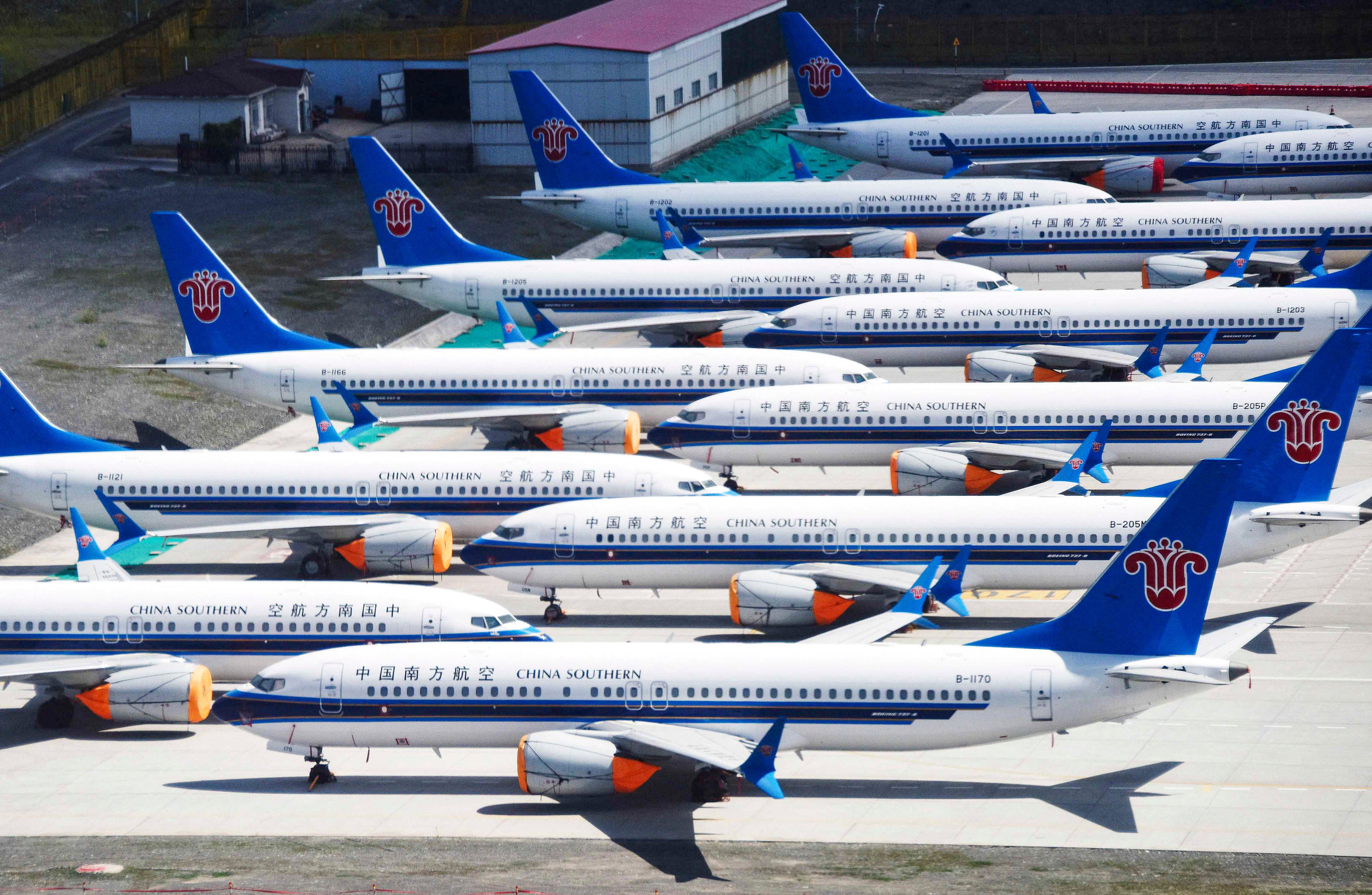 Boeing still sees a bright future for its 737 MAX in China, despite no indication of when it might fly there again. Photo: AFP