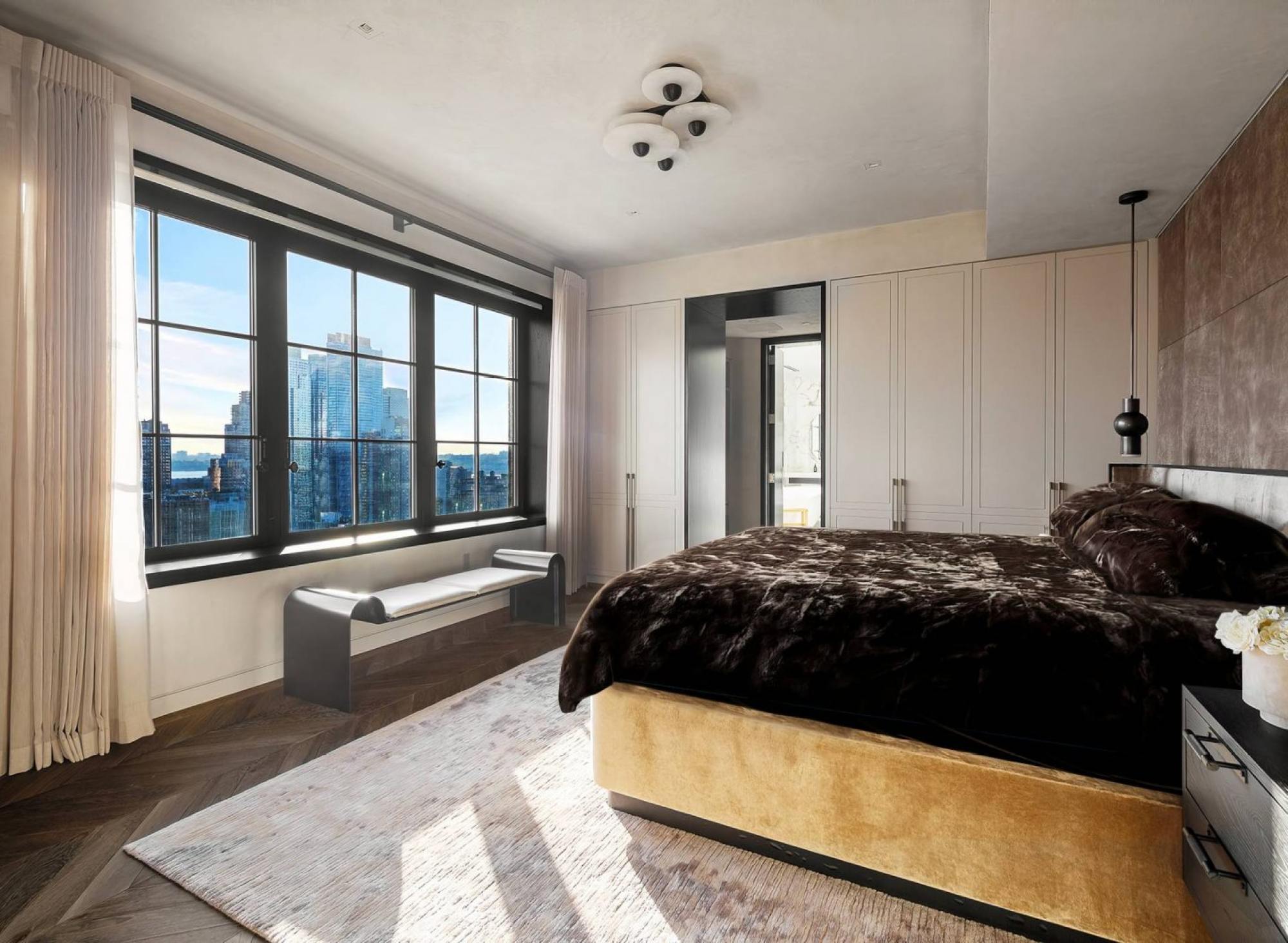 Trevor Noah’s Manhattan penthouse’s southern views are unobstructed by neighbouring buildings.