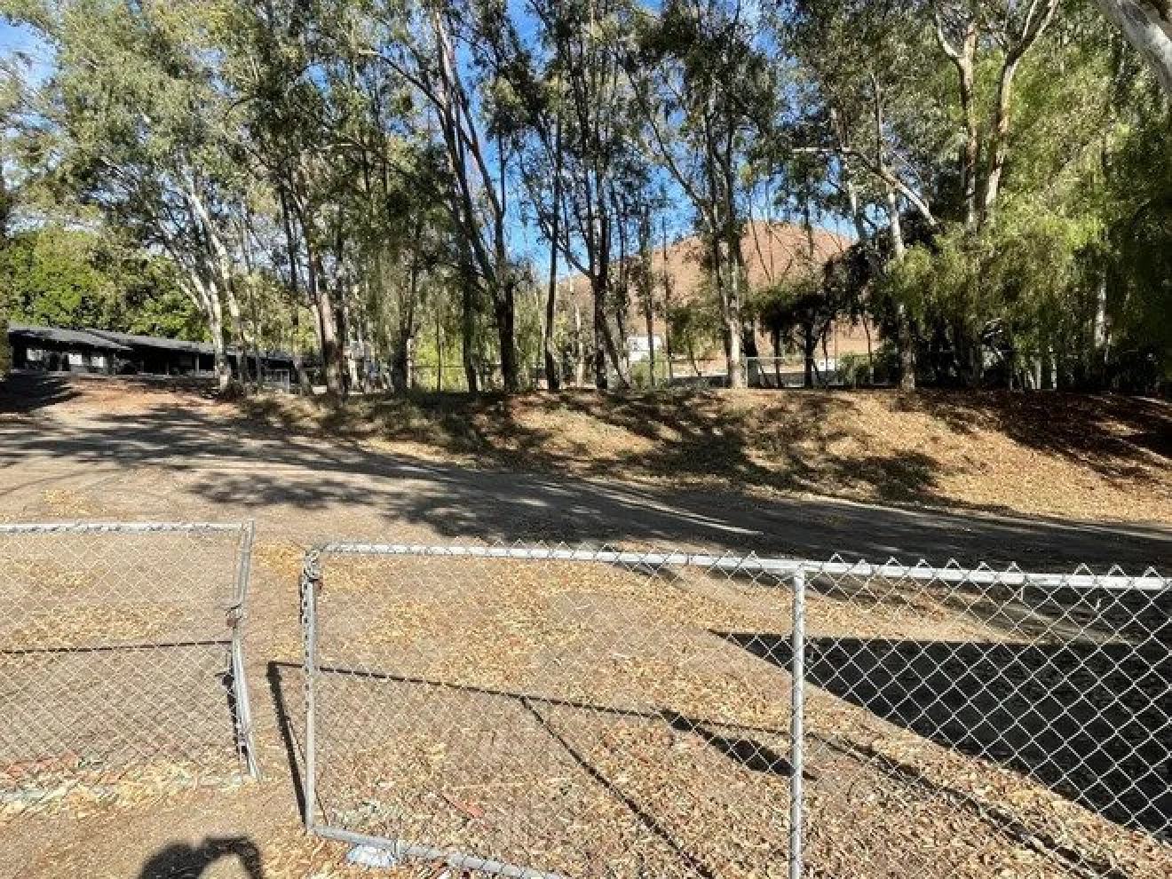 The grounds that house Donda Academy, an unaccredited Christian school started by Ye, stand deserted in Newbury, California. Photo: USA Today Sports