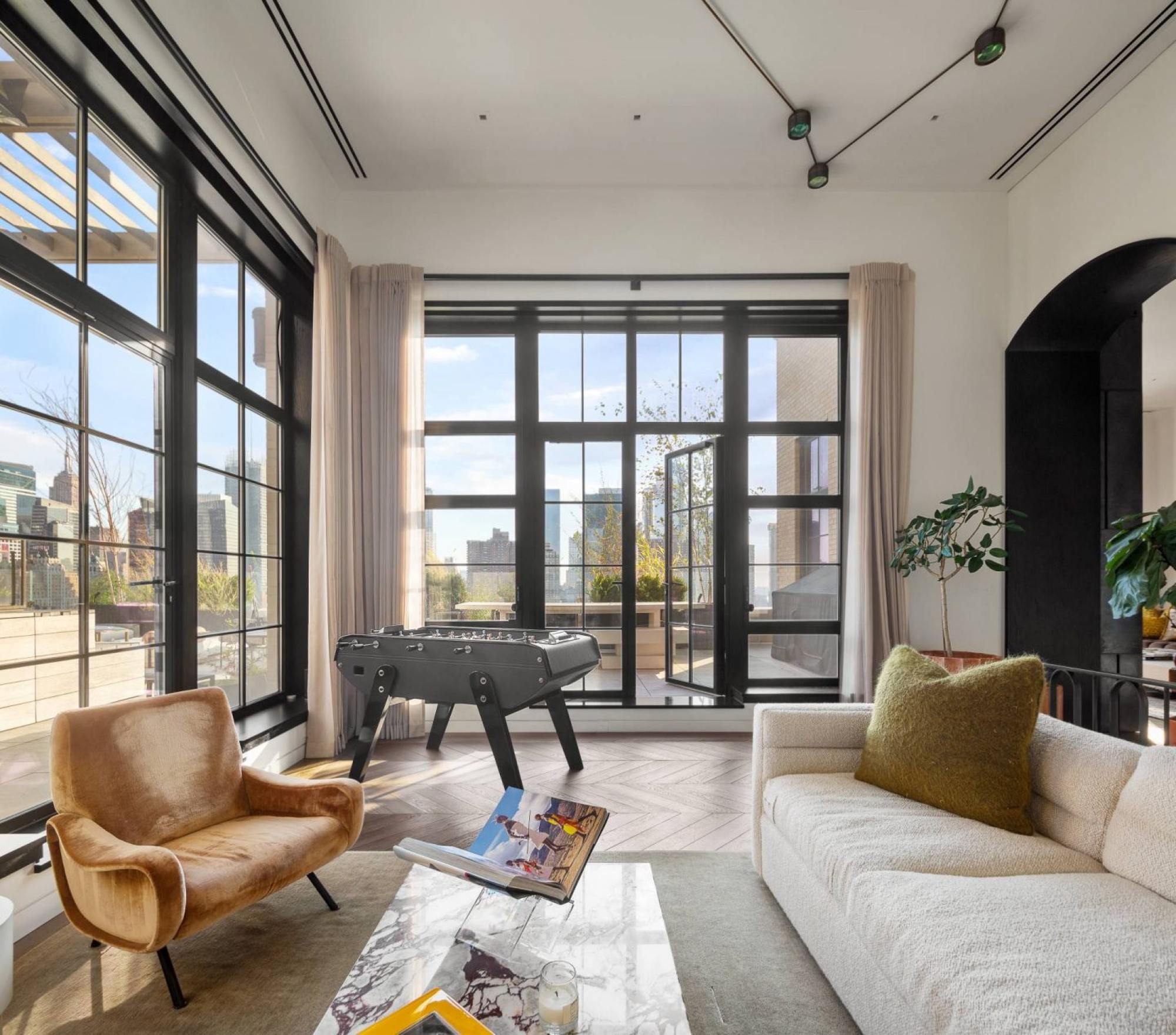 Trevor Noah’s Manhattan penthouse was originally designed in the 1920s by Ralph Thomas Walker.