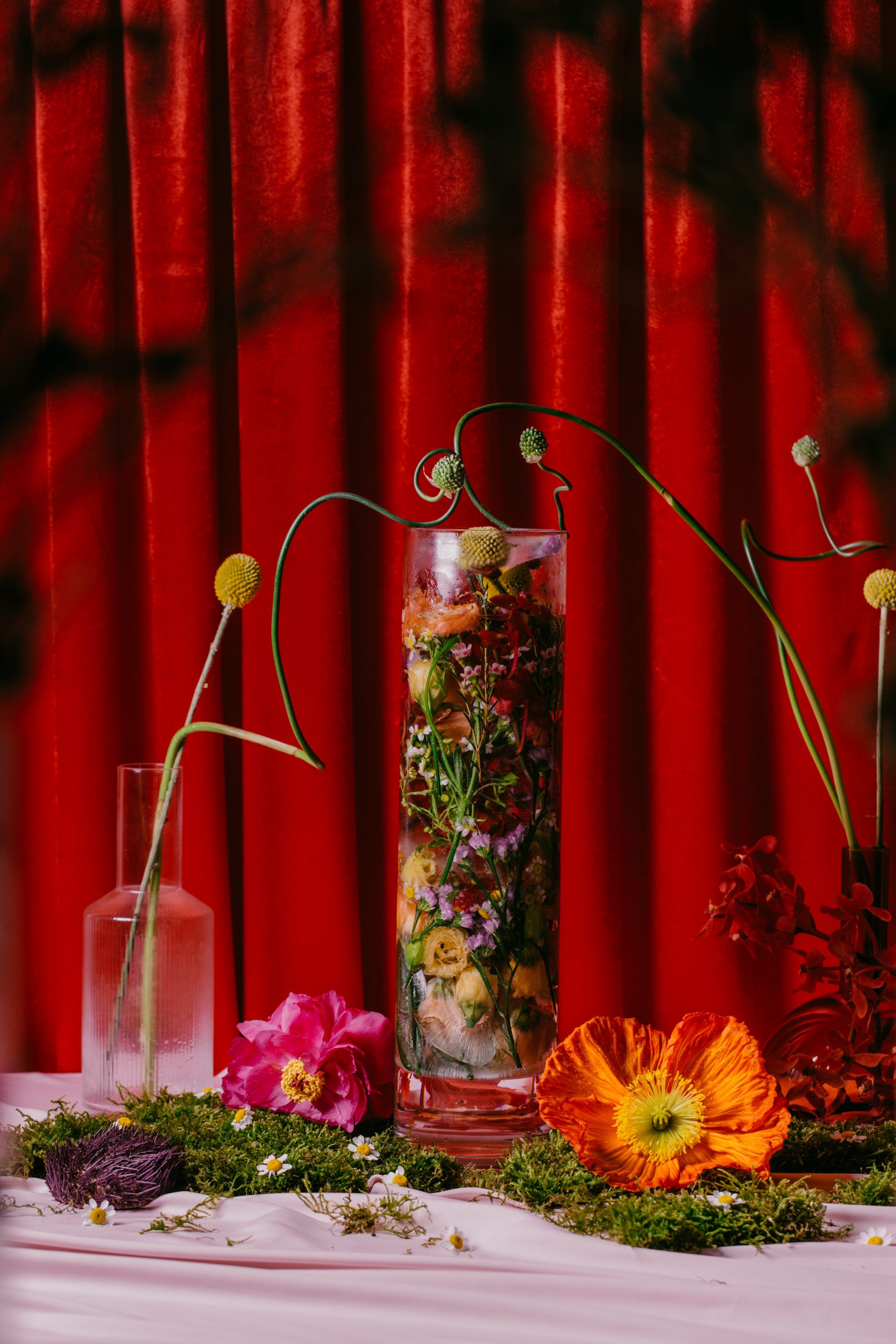 Tan’s dish of frozen flowers, as served at Otium, the dining club she co-founded to challenge perceptions of food. Photo: Stephanie Teng