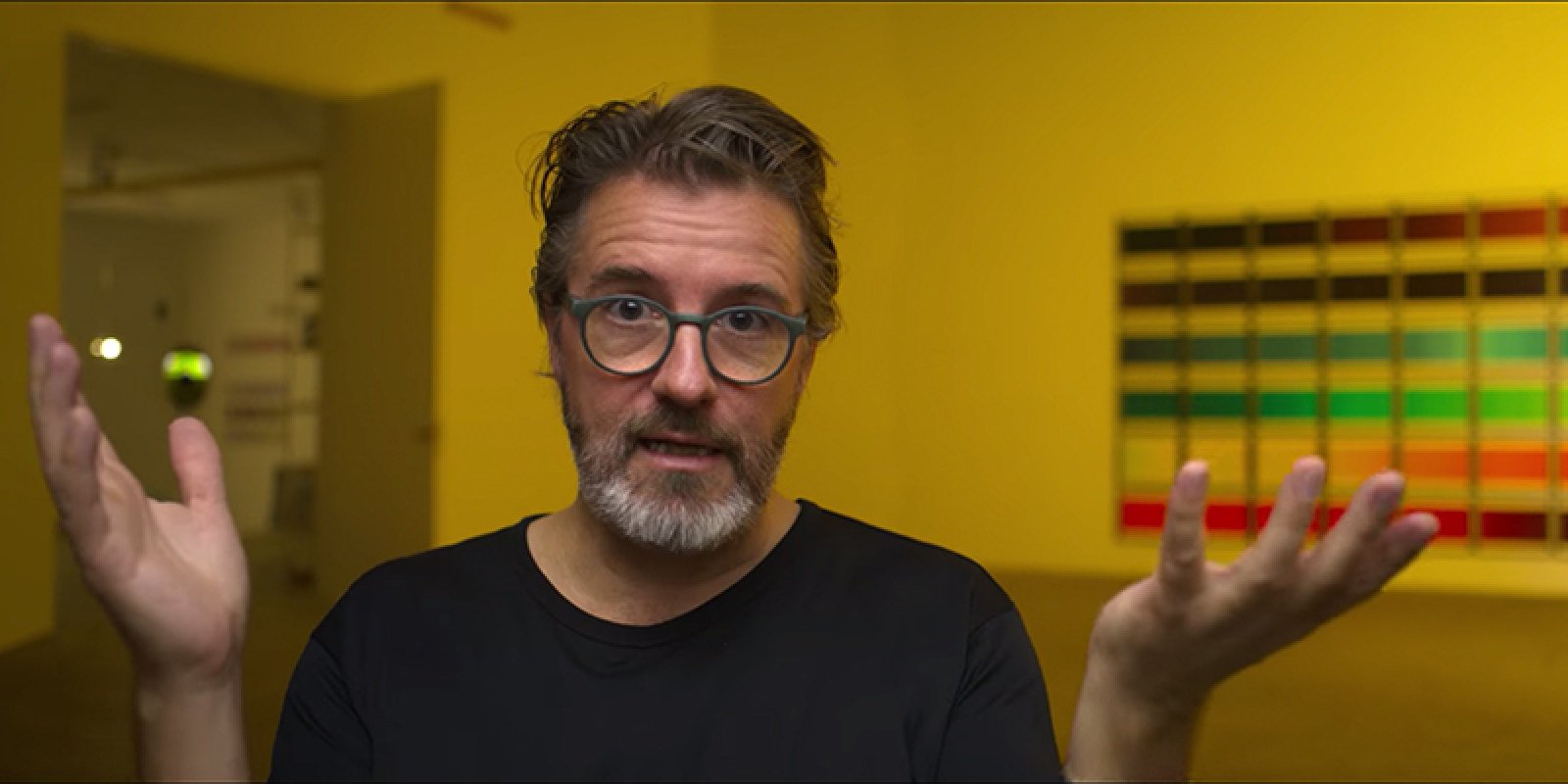 Installation artist Olafur Eliasson, whose works include ambitious public works like New York City Waterfalls and an open digital platform for drawing on the moon. Photo: Netflix