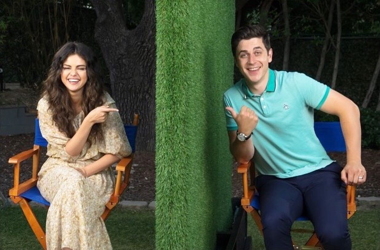 Selena Gomez and David Henrie worked on This is the Year together. Photo: @davidhenrie/Instagram