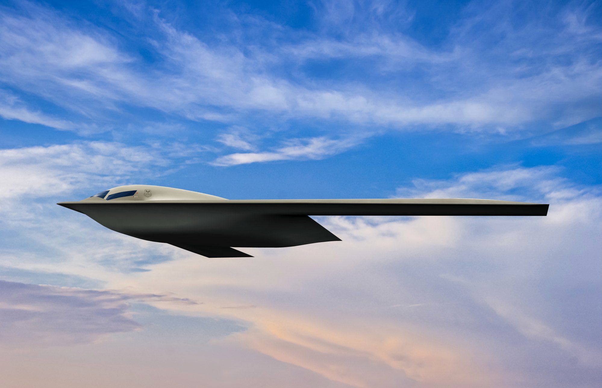Artist’s rendering of the US military’s future B-21 Raider stealth bomber. Photo: Handout