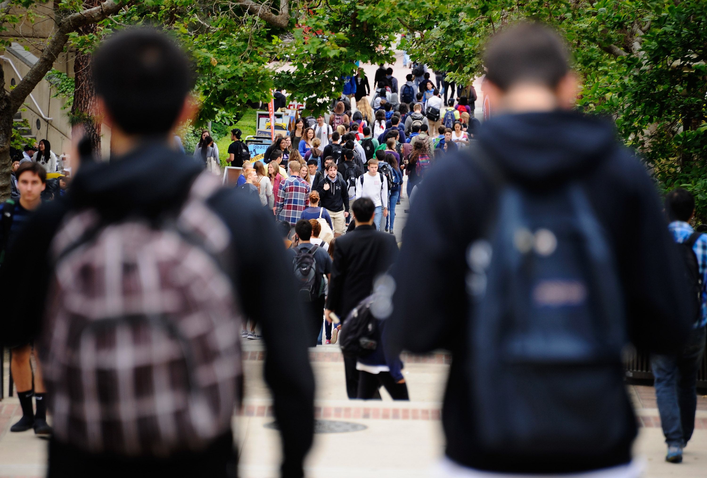 The survey found a 12.8 percent drop in the number of Chinese undergraduate students coming to the US for college. Photo: Getty Images/AFP