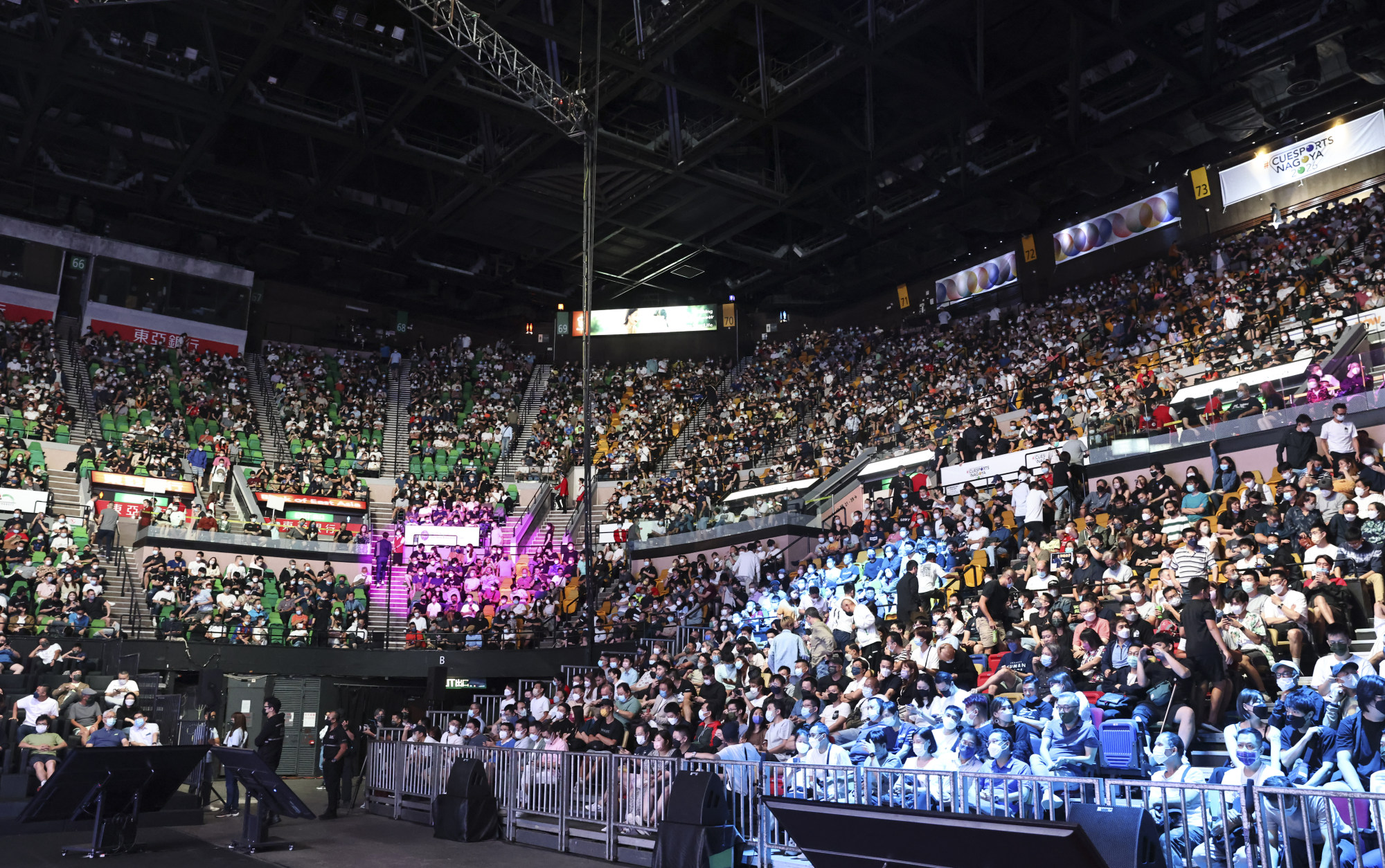 The Hong Kong Coliseum was packed for the 2022 Hong Kong Masters final in October. Photo: K. Y. Cheng
