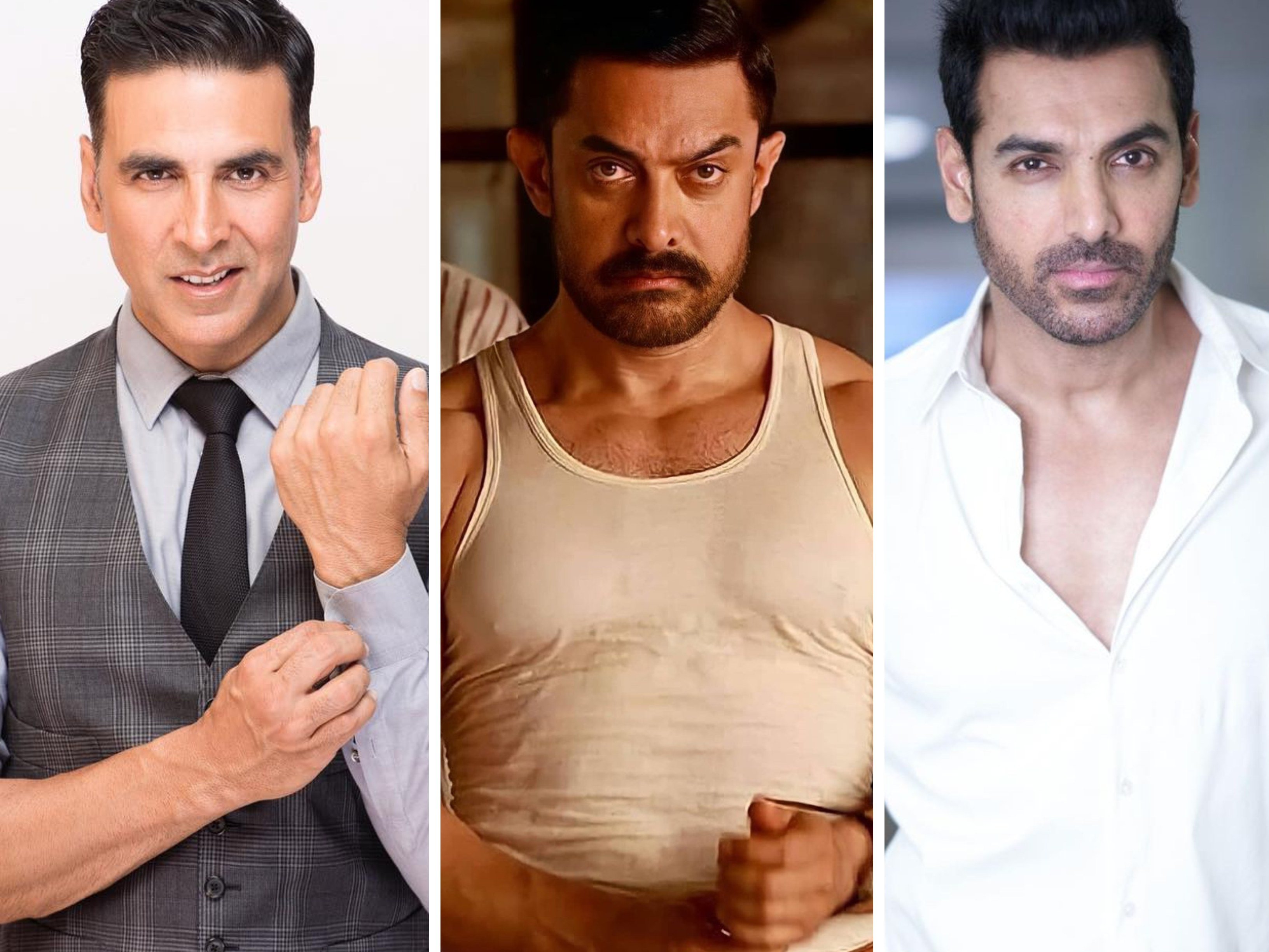 Bollywood stars Akshay Kumar, Aamir Khan and John Abraham have all seen their films flop recently. Photos: @akshaykumar, @aamirplanet, @thejohnabraham/Instagram