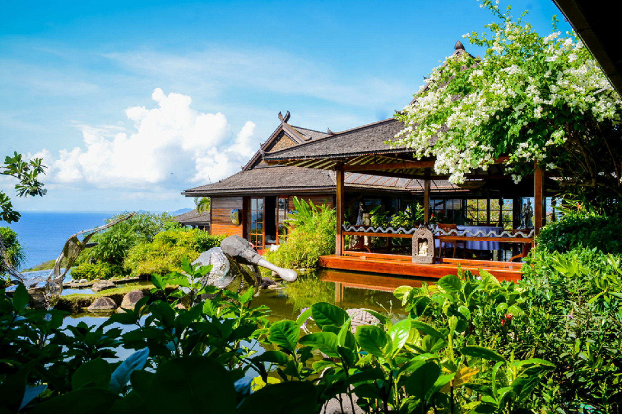 David Bowie’s villa on Mustique was described as the ultimate hedonistic escape. Photo: Mandalay
