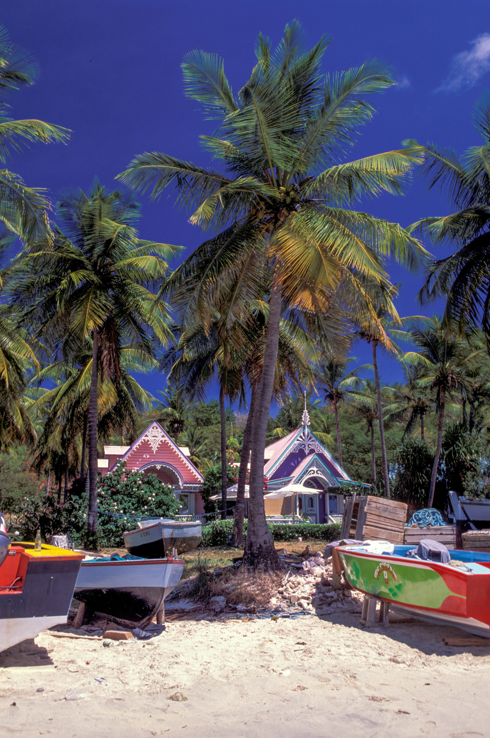 The island of Mustique became a hotspot for the rich and famous. Photo: Getty Images