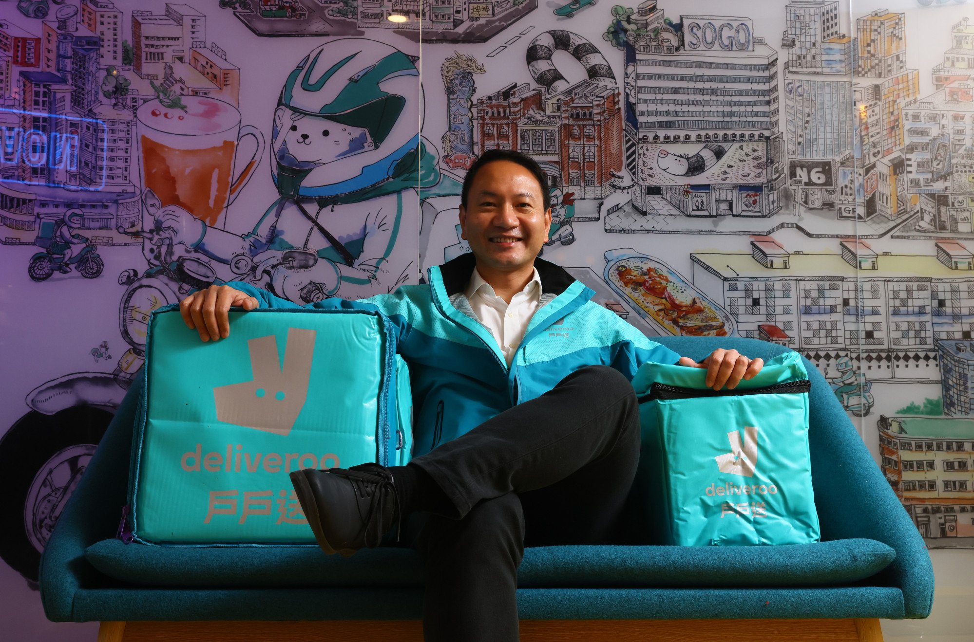 Andrew Hui, the general manager of Deliveroo. Photo: Dickson Lee