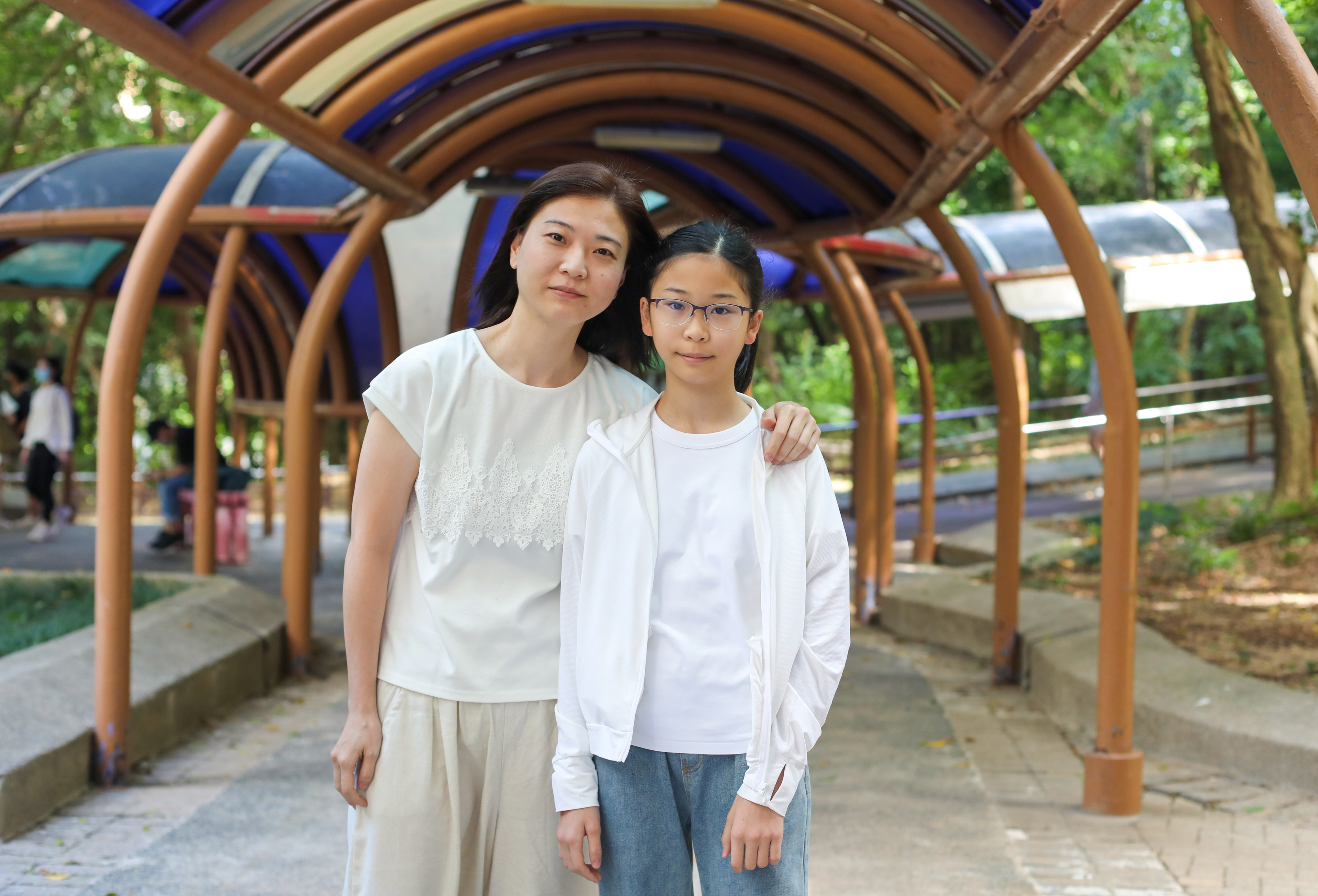 Ada Hung and daughter Yoyo, 10. Photo: Xiaomei Chen