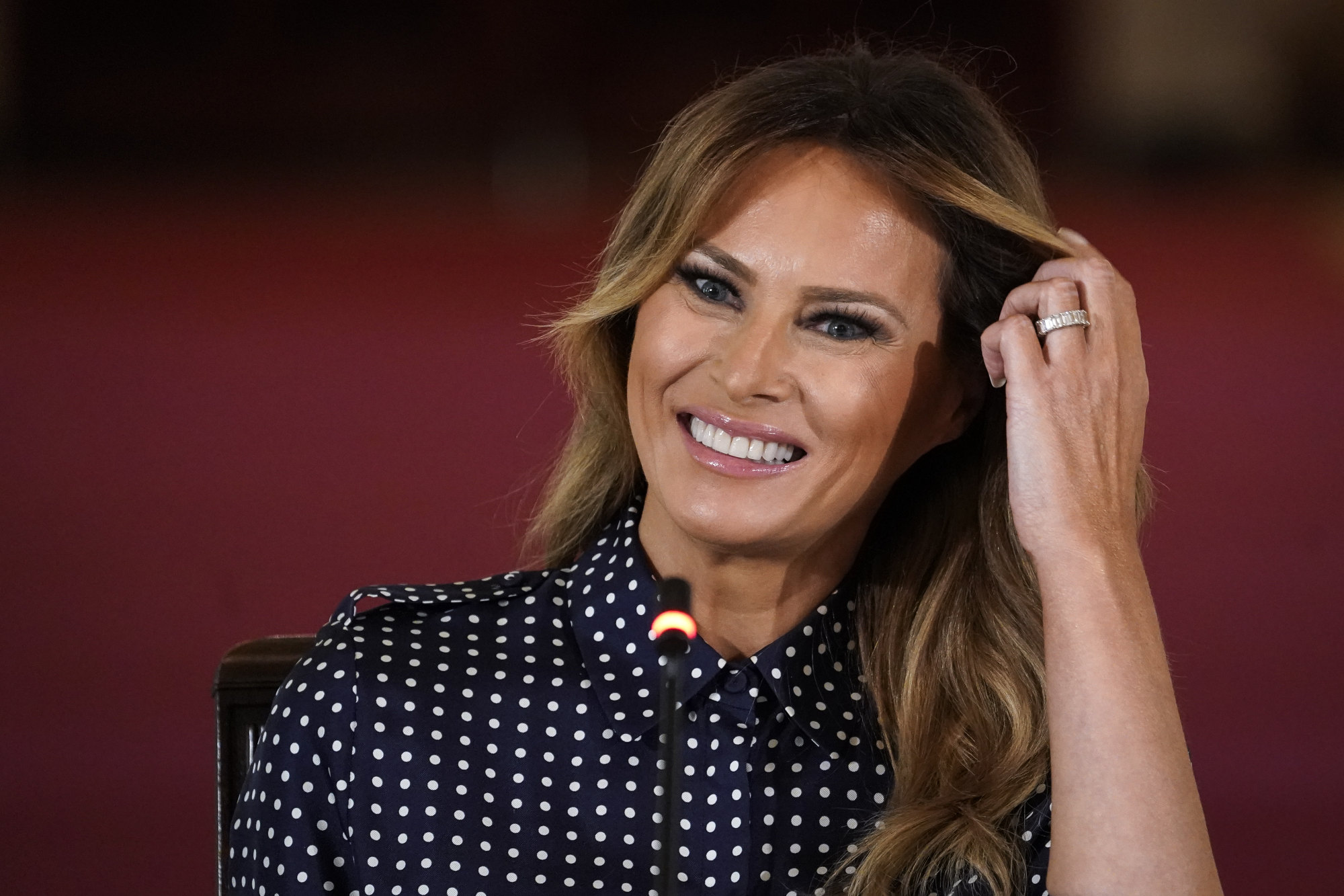 Melania Trump showed up at Ivana Trump’s funeral in July to pay her respects. Photo: Getty Images