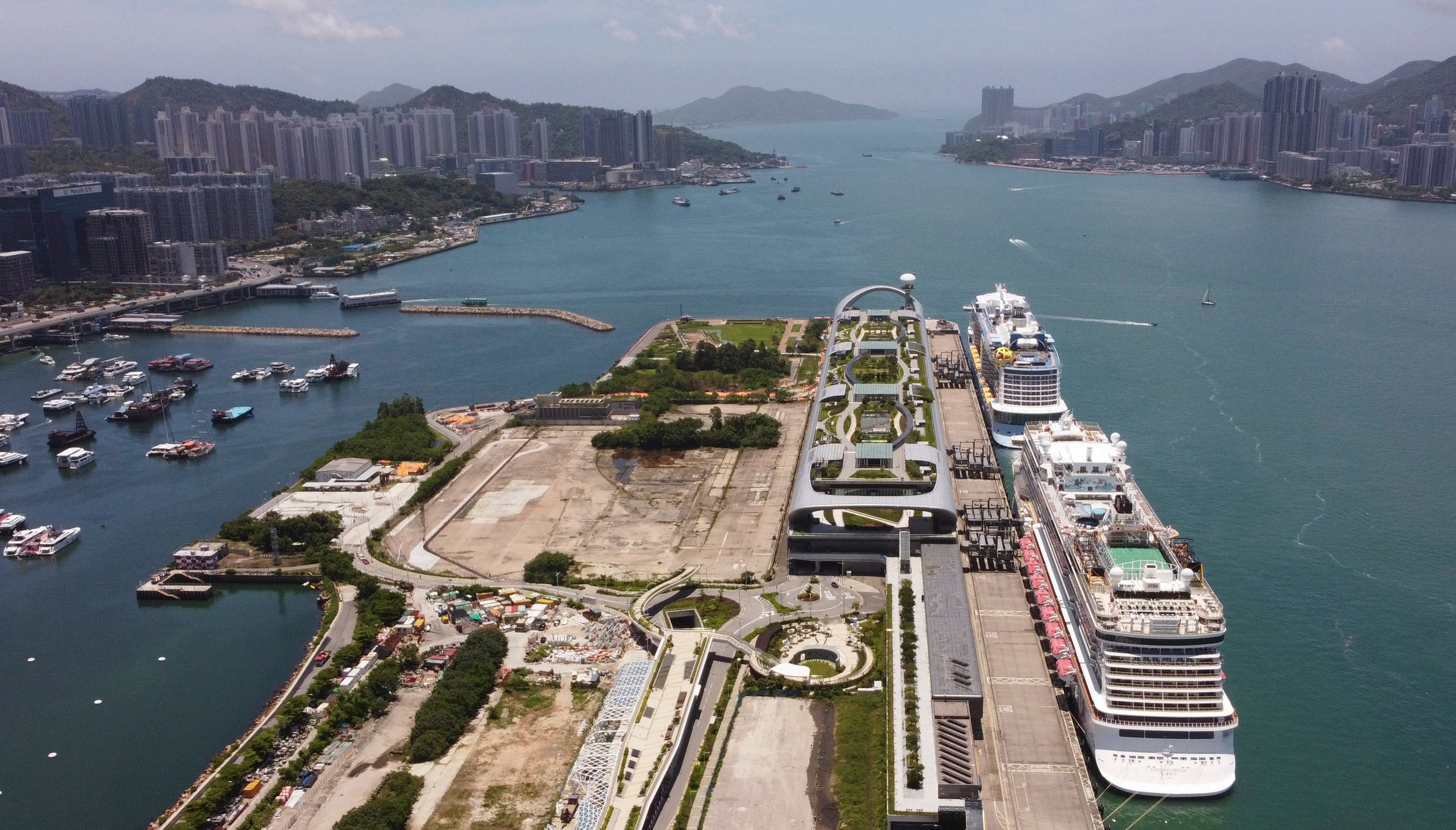 The Kai Tak Cruise Terminal, which opened on the site of Hong Kong’s former airport in 2013. Photo: Martin Chan