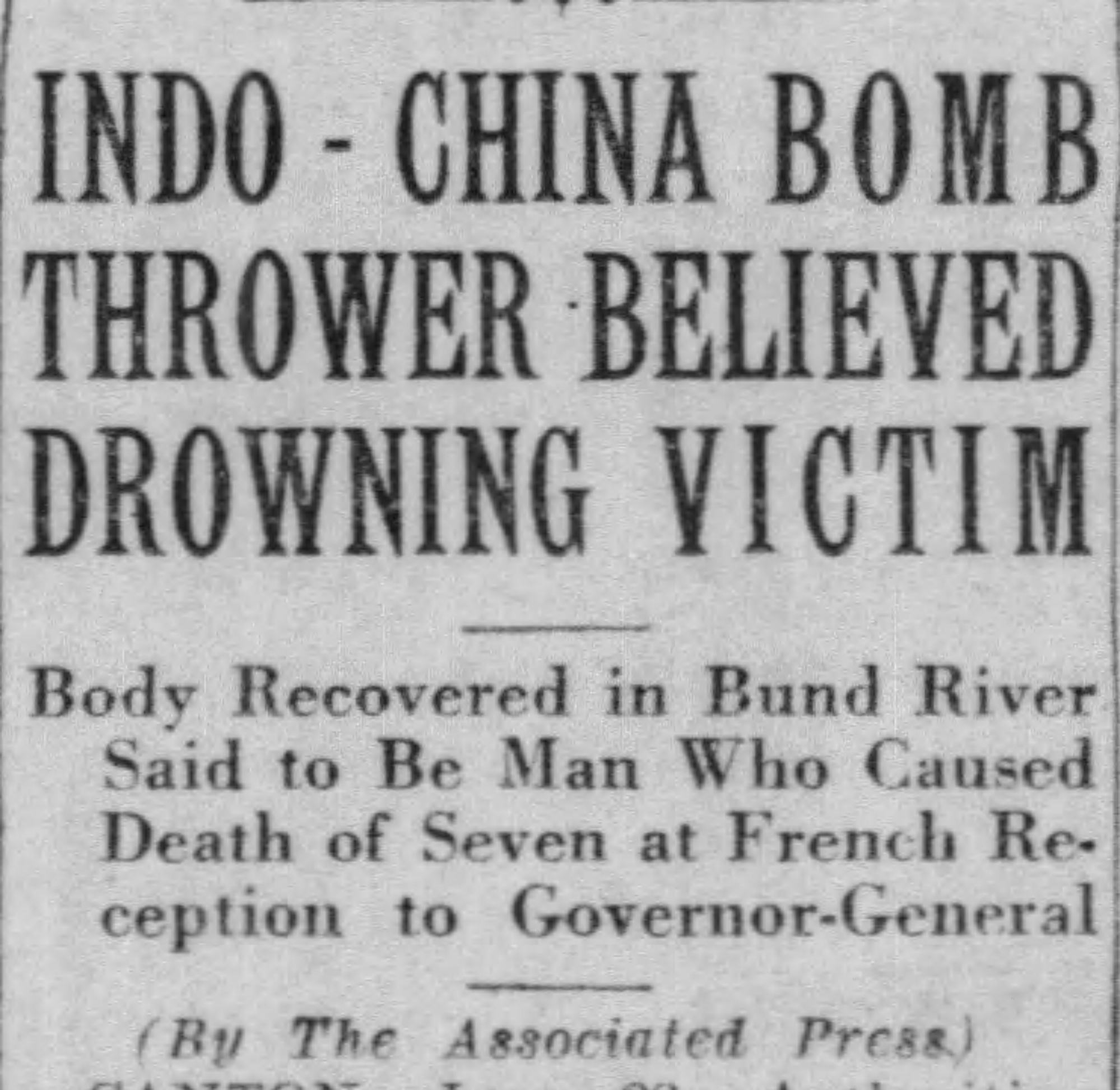 A headline from Hawaiian newspaper The Honolulu Advertiser, on June, 23, 1924.