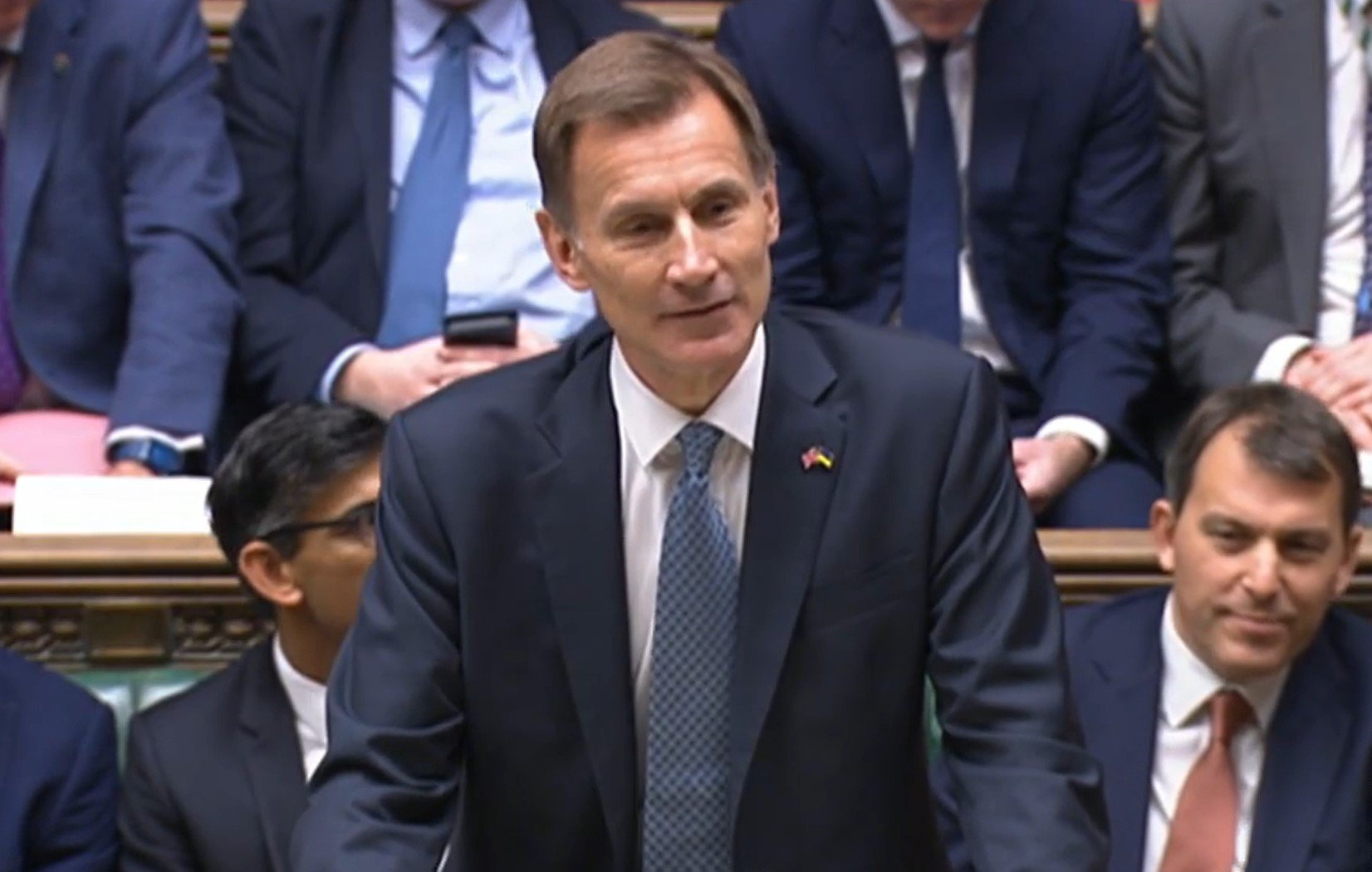 Britain’s Chancellor of the Exchequer Jeremy Hunt delivering his autumn statement to members of the House of Commons. Photo: dpa