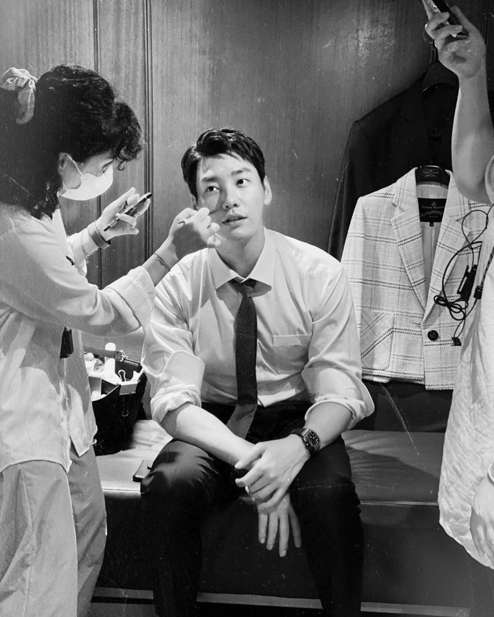 Kim Young-kwang was the first Asian model to walk the runway for Dior Homme in 2008. Photo: @aksakfn12/Instagram