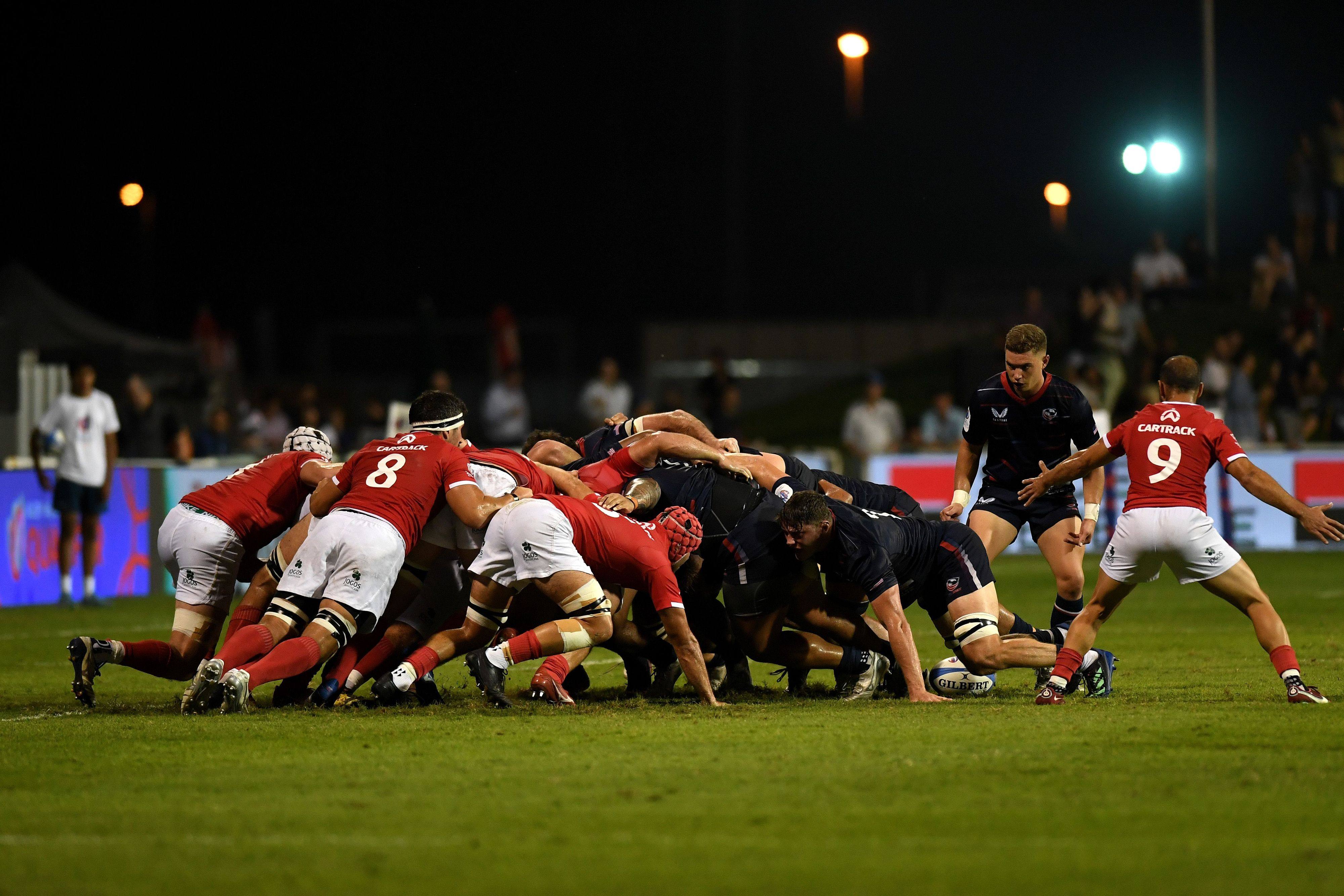 USA and Portugal battled to a standstill in Dubai. Photo: World Rugby
