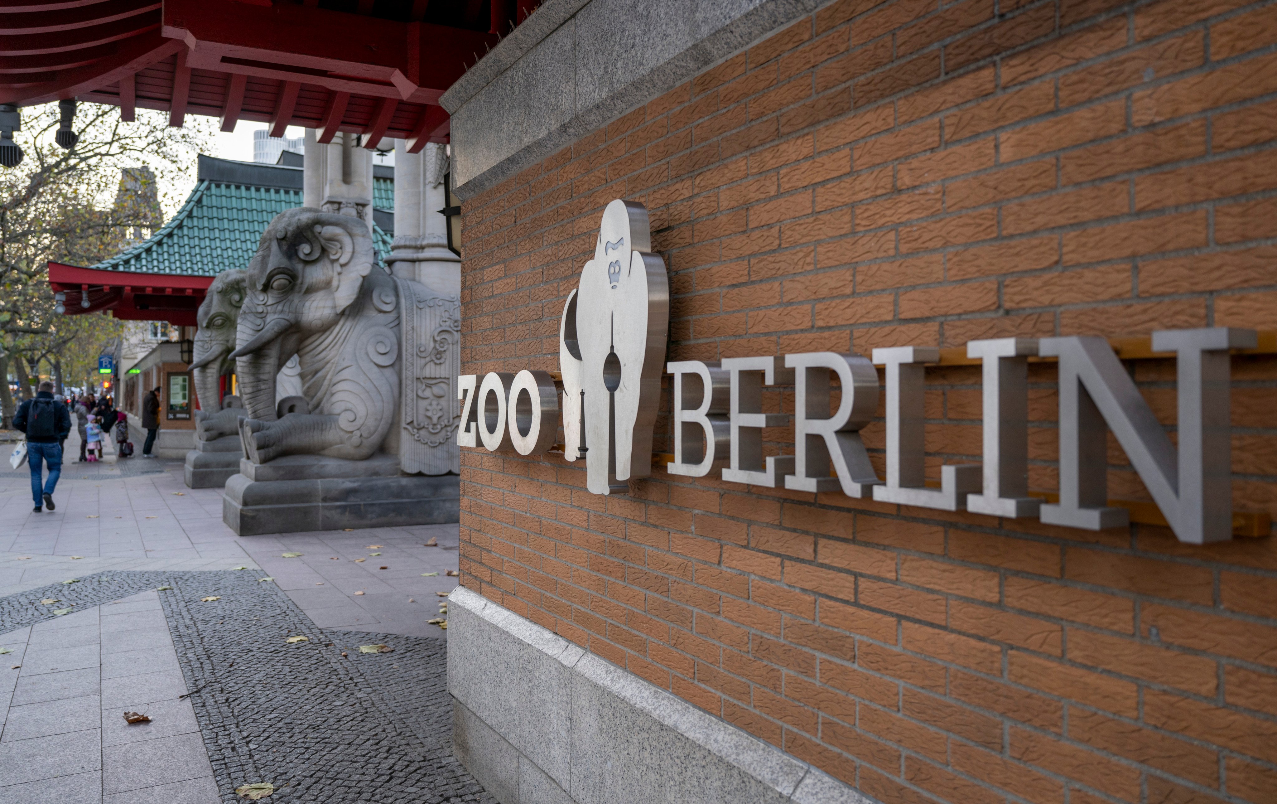 The entrance to Berlin Zoo in Berlin, Germany on Friday which has shut its doors to visitors after one of its aquatic birds tested positive for avian flu. Photo: dpa via AP