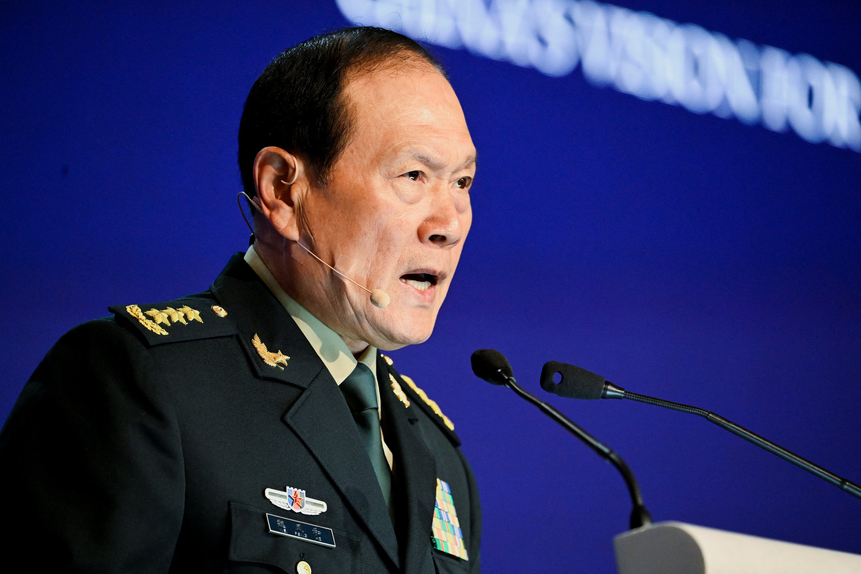 Chinese Defence Minister Wei Fenghe will be in Cambodia for the Asean Defence Ministers’ Meeting-Plus, where China and the US are “dialogue partners”. Photo: Reuters