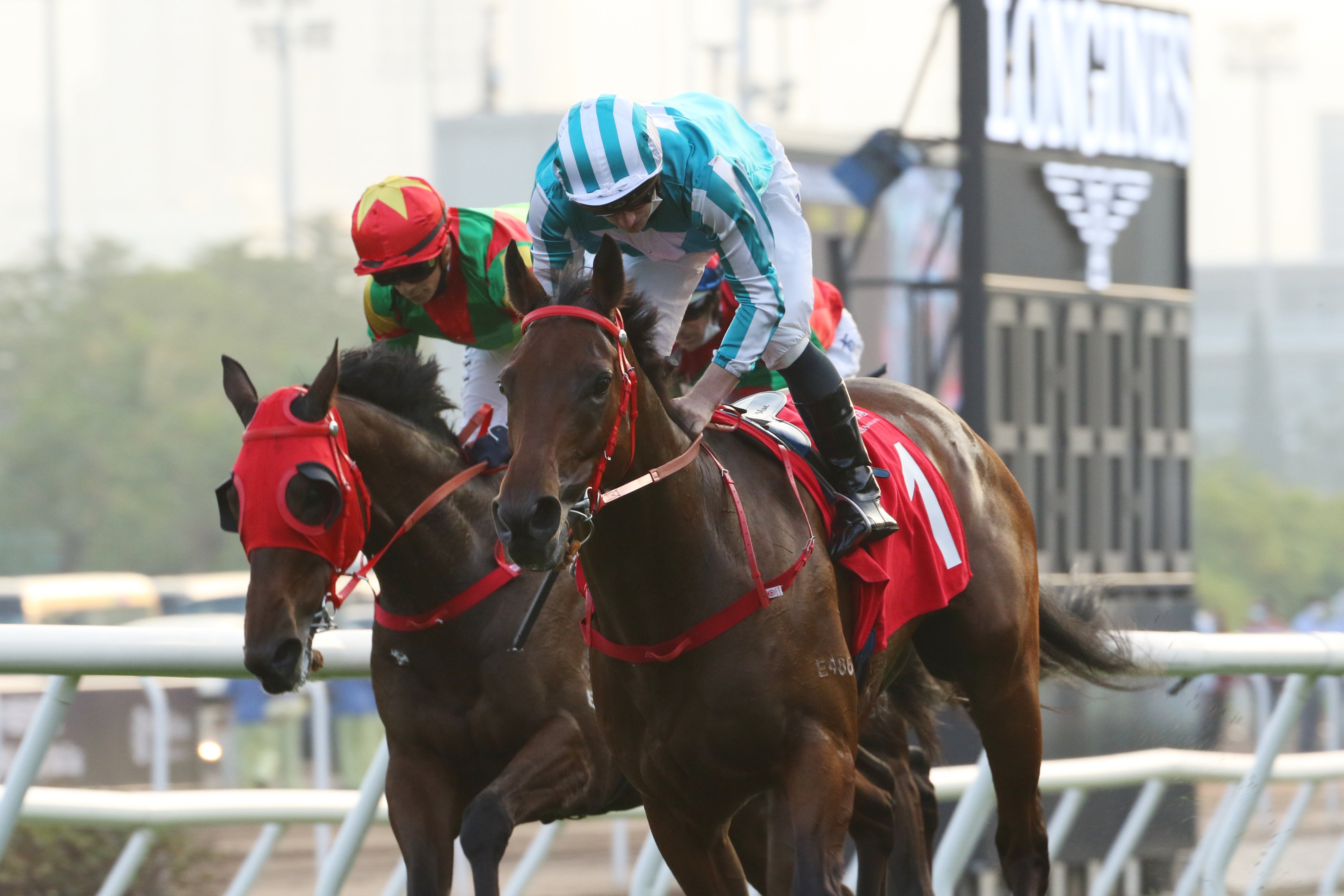 Romantic Warrior wins the Group Two BOCHK Jockey Club Cup under James McDonald at Sha Tin. Photos: Kenneth Chan