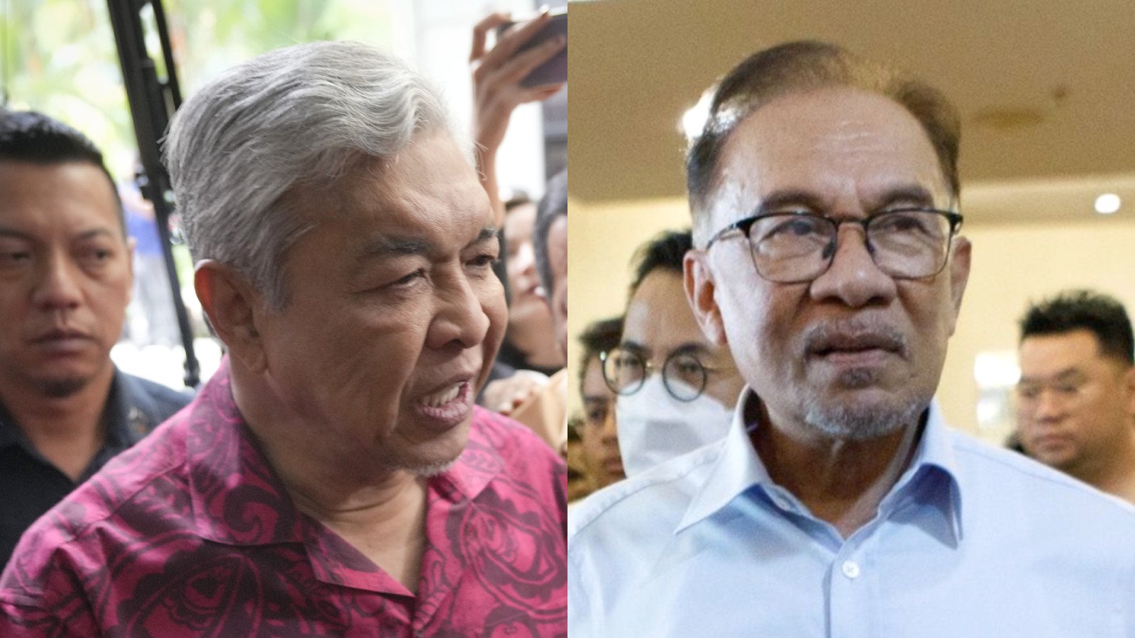 Ahmad Zahid Hamidi of Barisan Nasional (left) and Anwar Ibrahim of Pakatan Harapan. Photos: Bloomberg, AP