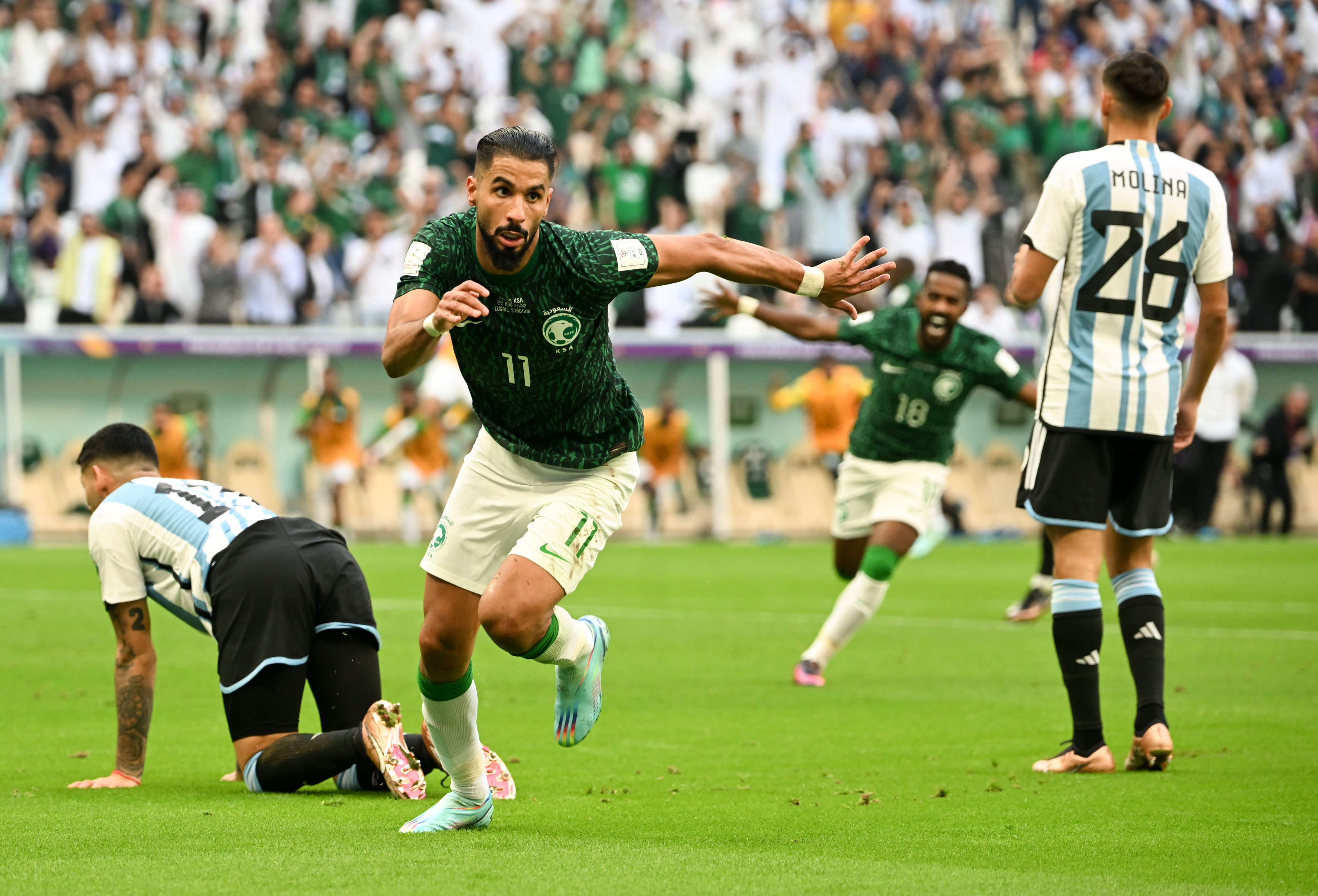 Saudi Arabia fight back to stun Lionel Messi's Argentina in World Cup  opener